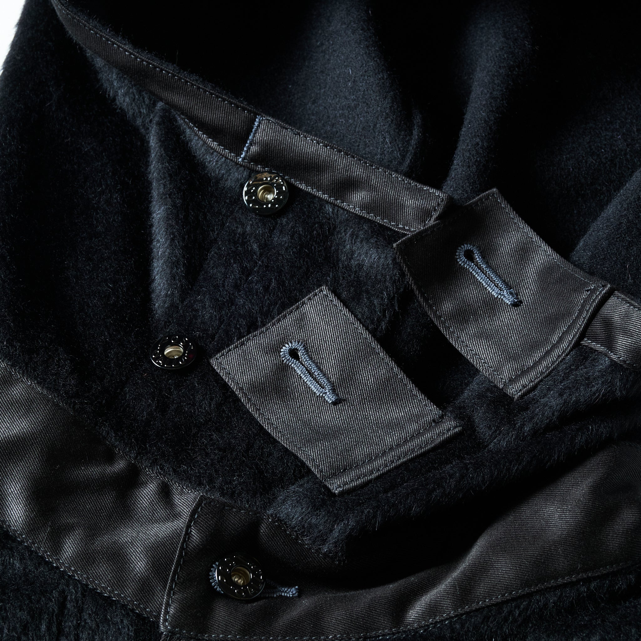 #1105-AMB NAVY Parka : alpaca mohair (SHOP SPECIAL)