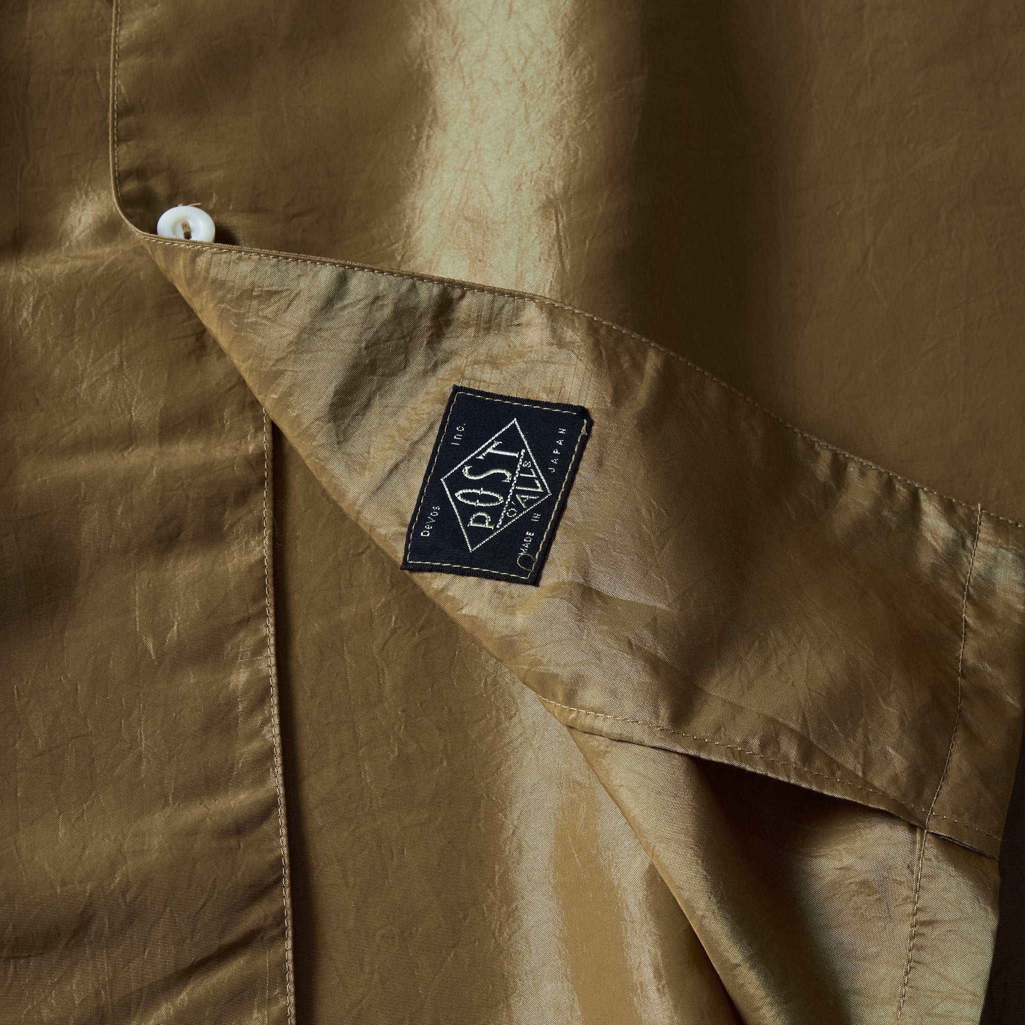 #3224-MTK Fever : metallic taffeta khaki