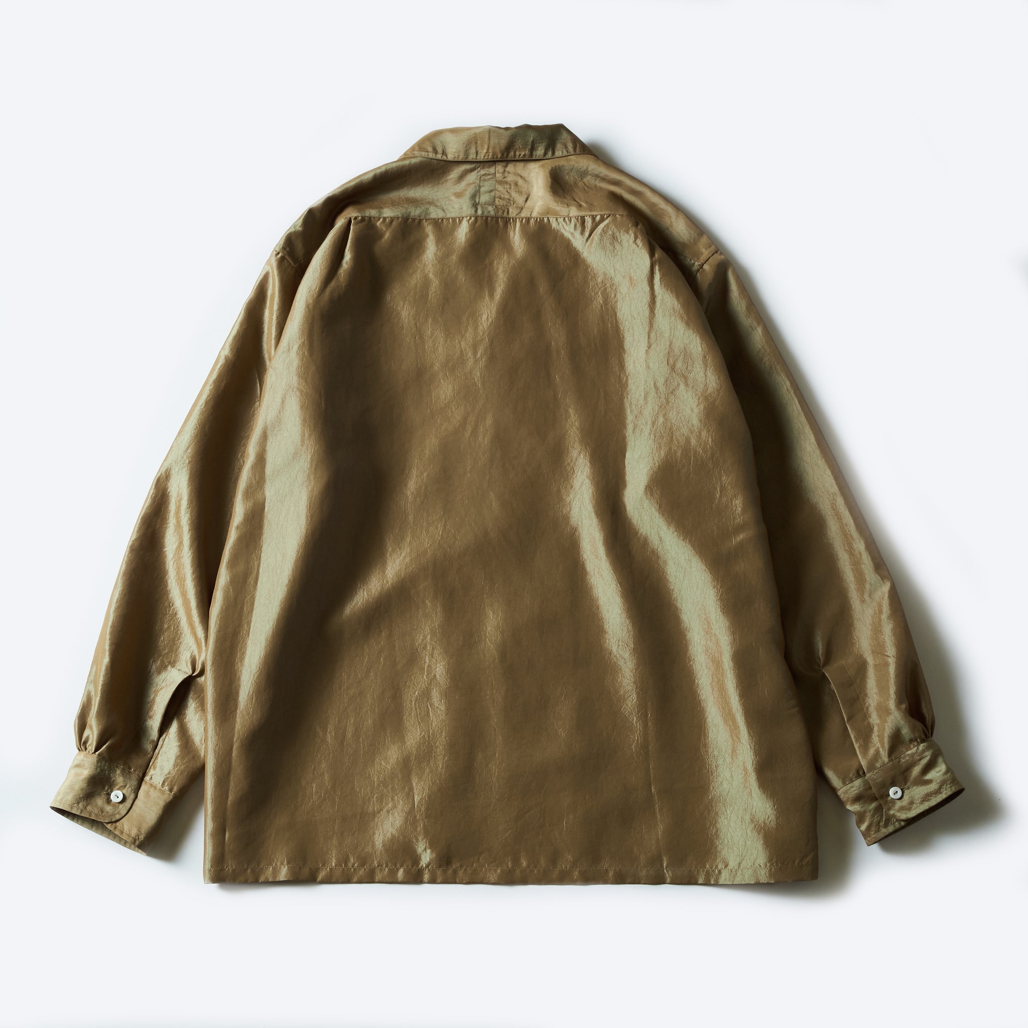#3224-MTK Fever : metallic taffeta khaki