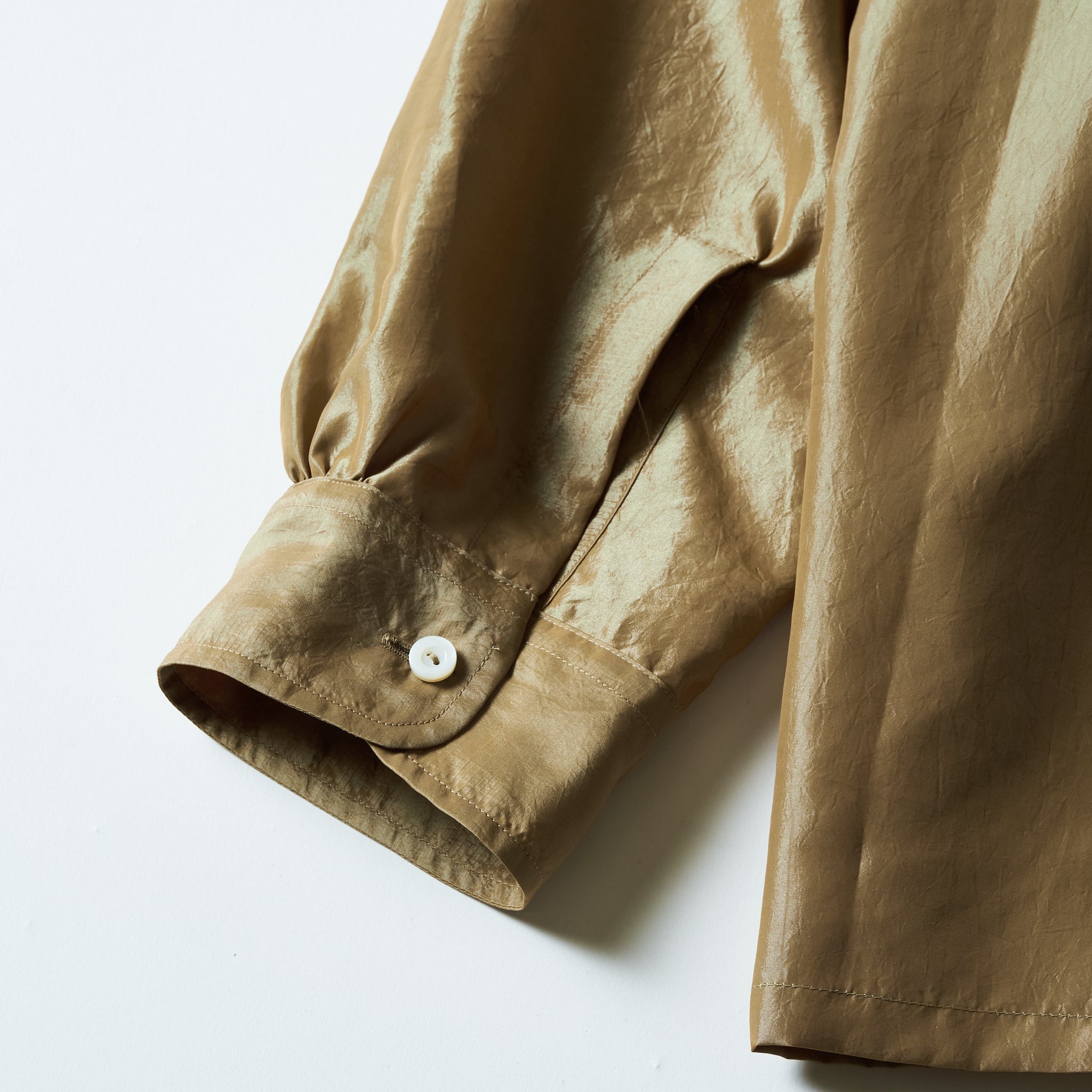 #3224-MTK Fever : metallic taffeta khaki