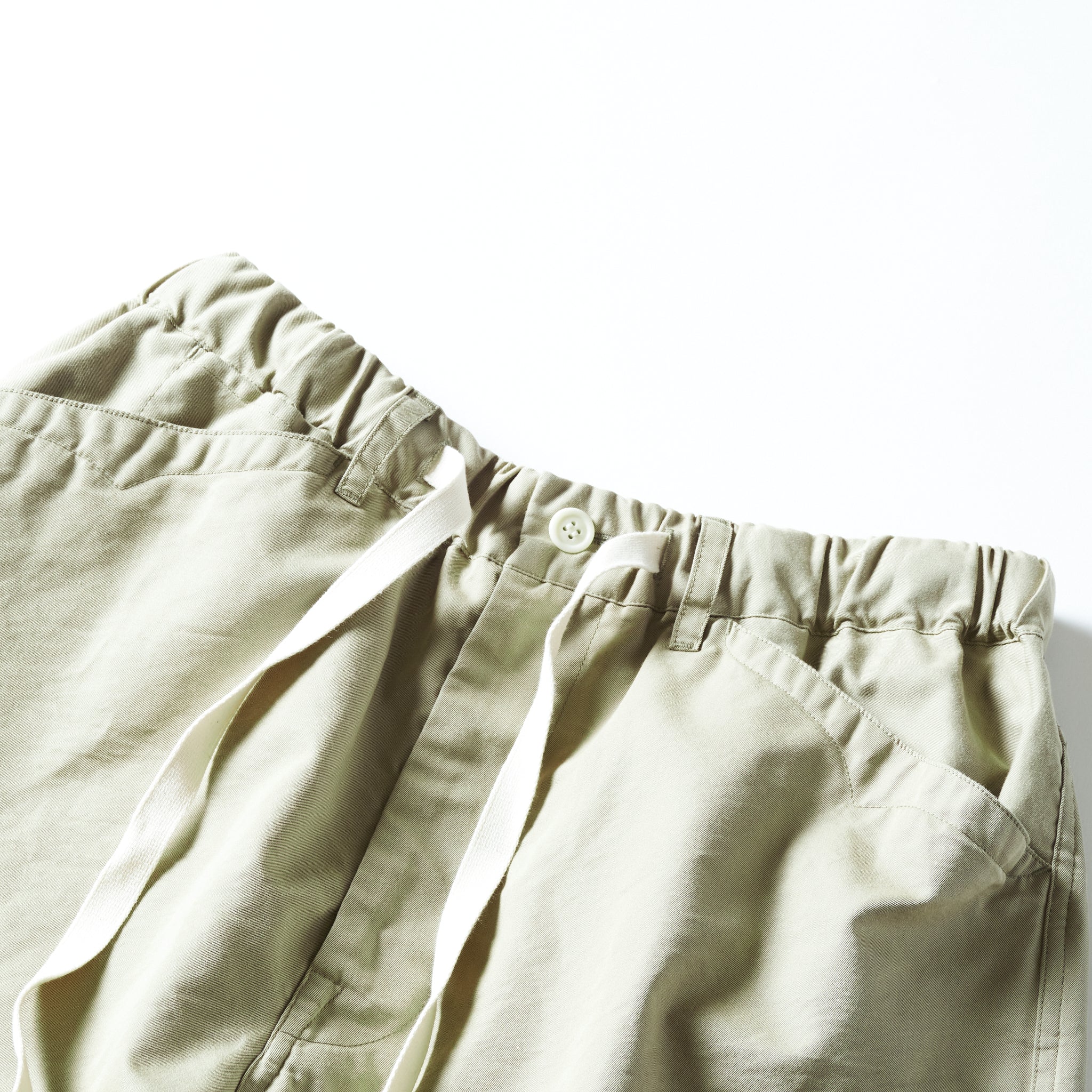 #3319S-FT E-Z Chinois De Luxe Shorts : french twill olive