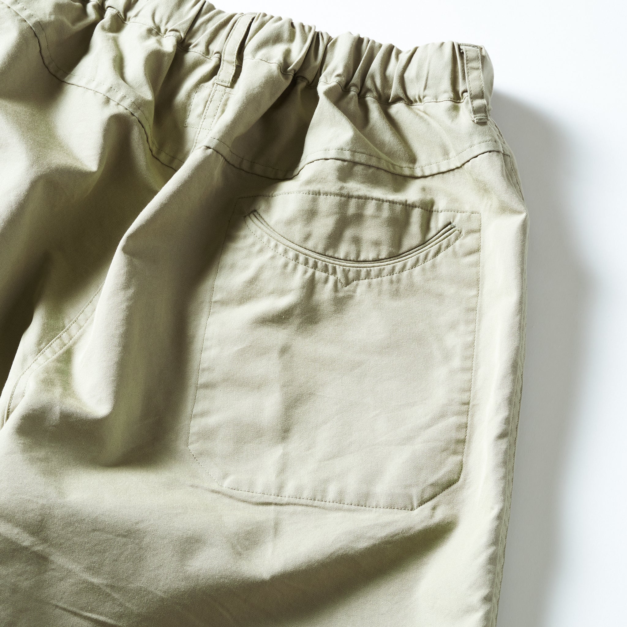 #3319S-FT E-Z Chinois De Luxe Shorts : french twill olive