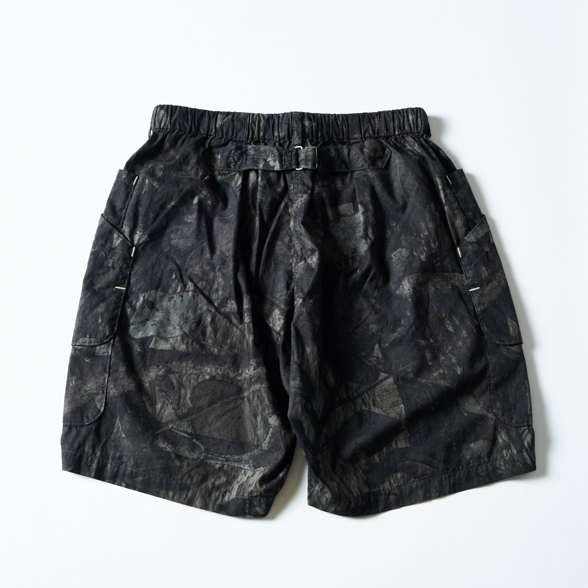 #2323E-FC3 E-Z DEE's Shorts : forest camo grey jungle