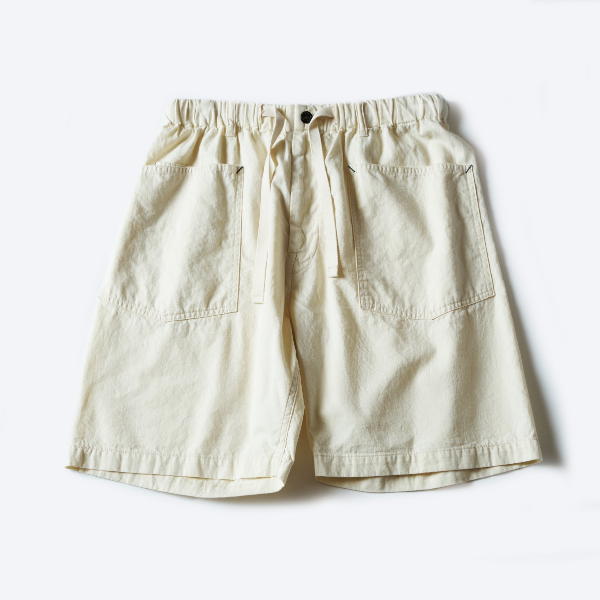 #3313S-VTN E-Z ARMY-NAVY Shorts 2 : vintage twill natural