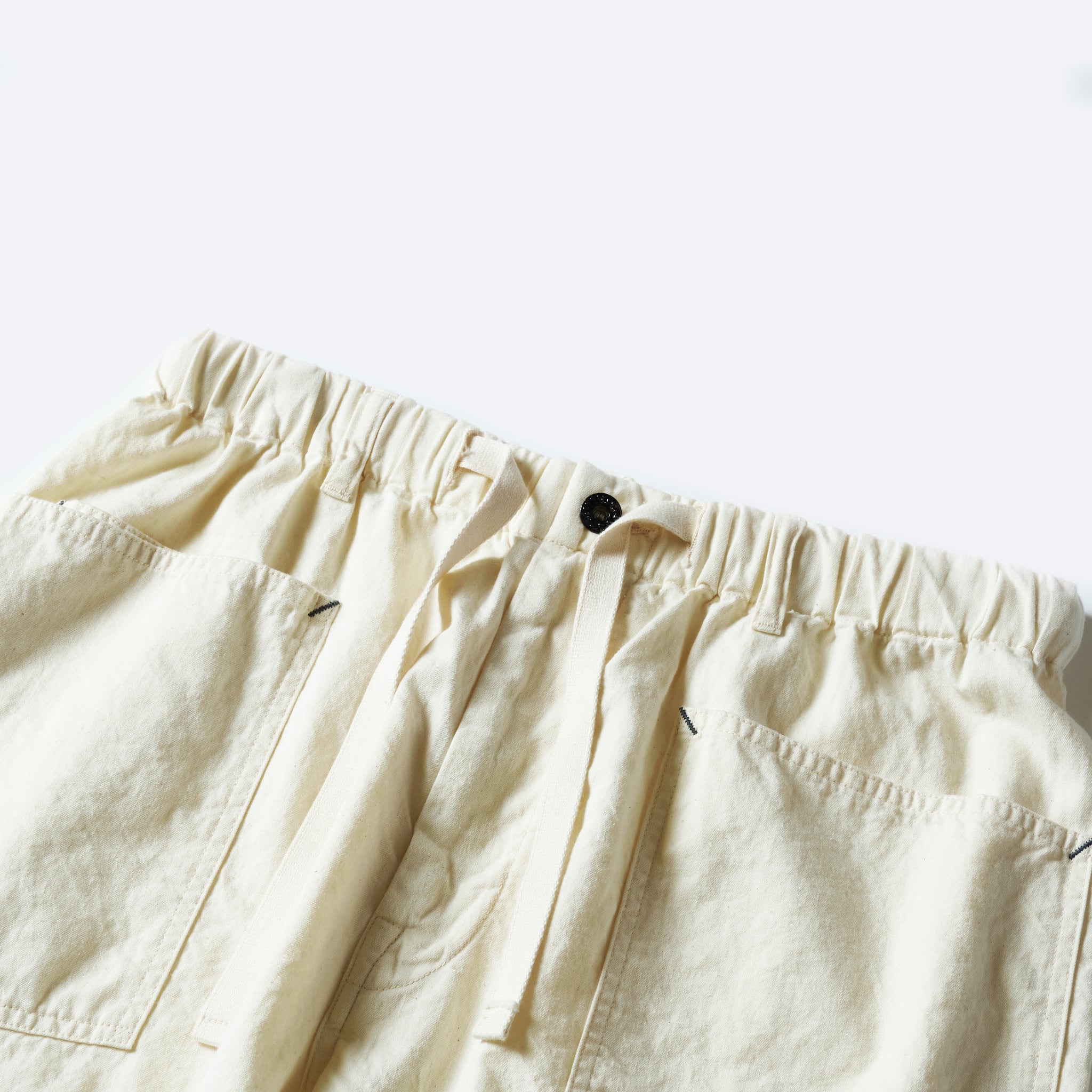 #3313S-VTN E-Z ARMY-NAVY Shorts 2 : vintage twill natural
