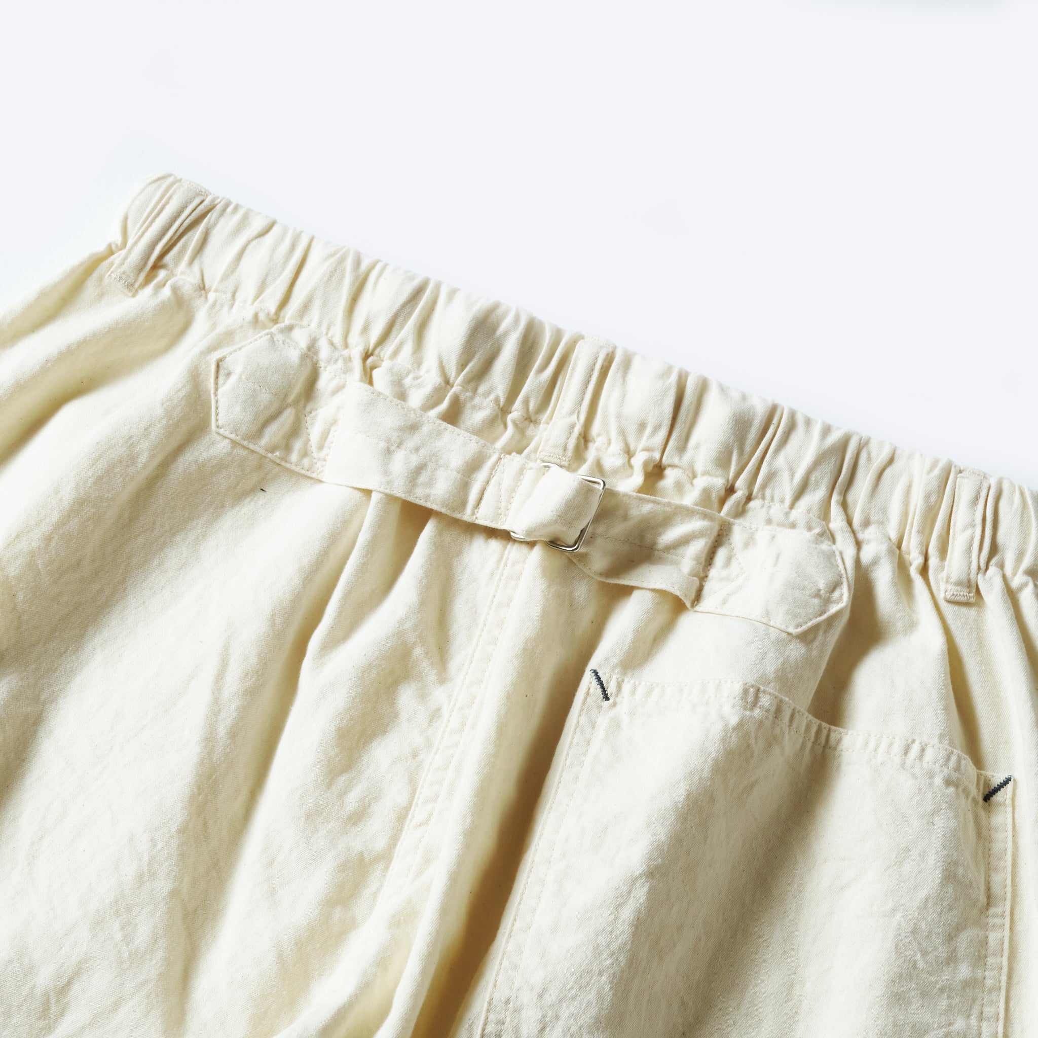 #3313S-VTN E-Z ARMY-NAVY Shorts 2 : vintage twill natural
