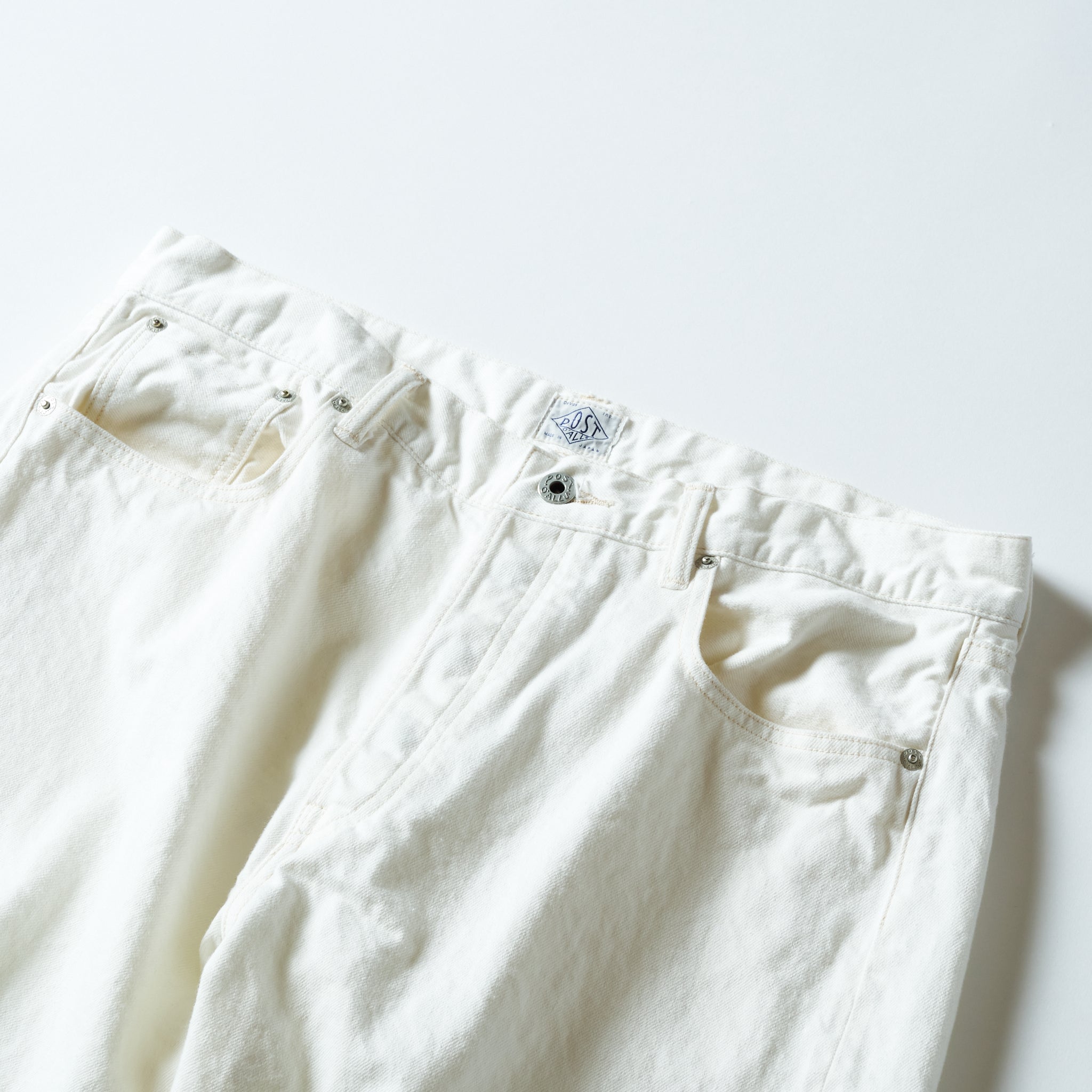 #1397S-WD No.2 Five Pocket Shorts : white denim white