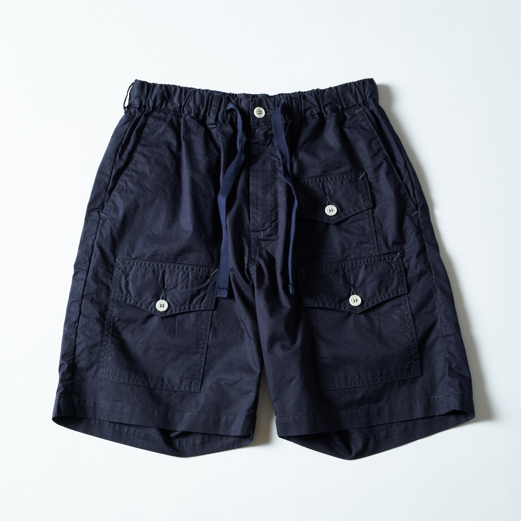 #3322S-MP3 Town & Country Shorts : medium weight poplin navy