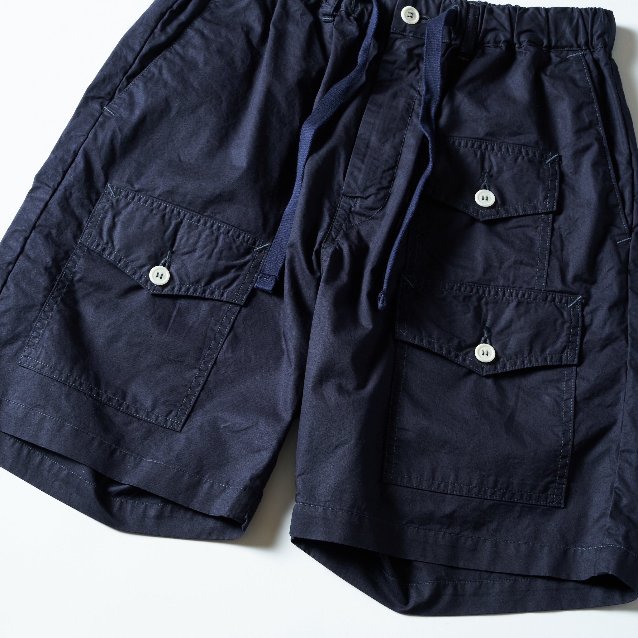 #3322S-MP3 Town & Country Shorts : medium weight poplin navy