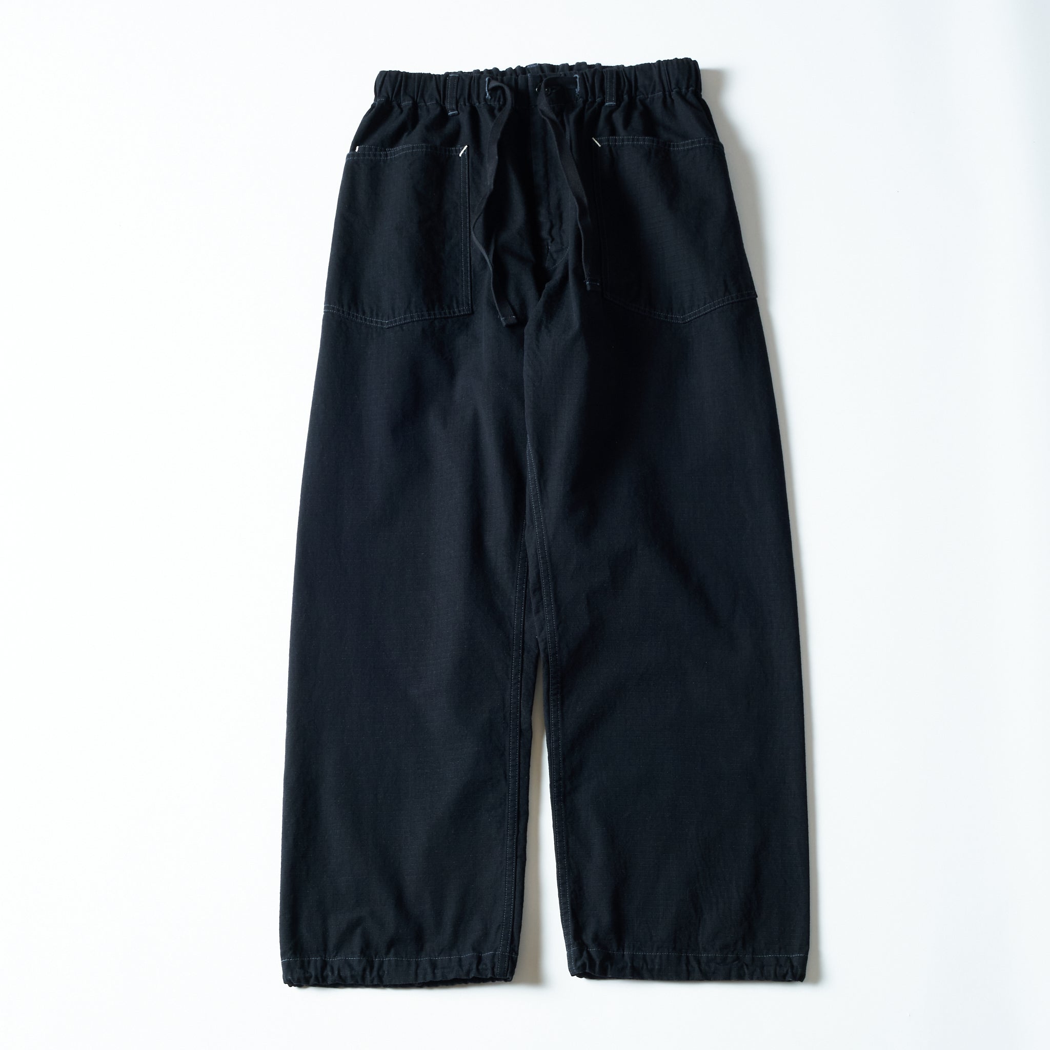 #3313-DRC E-Z ARMY-NAVY Pants 2 : cotton dobby ripstop charcoal