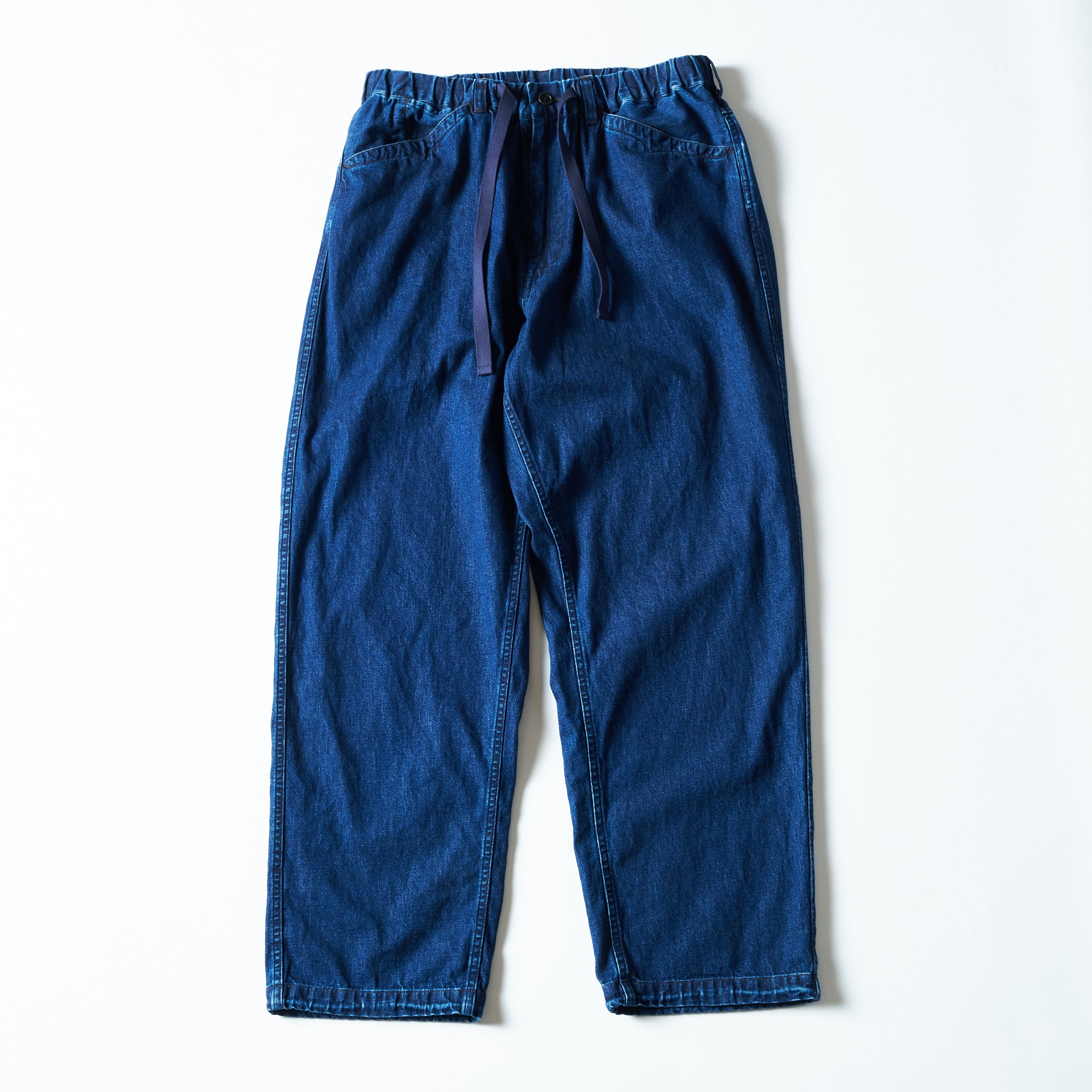 #3319-8DI E-Z Chinois De Luxe Pants : 8oz. Denim w/deep wash indigo