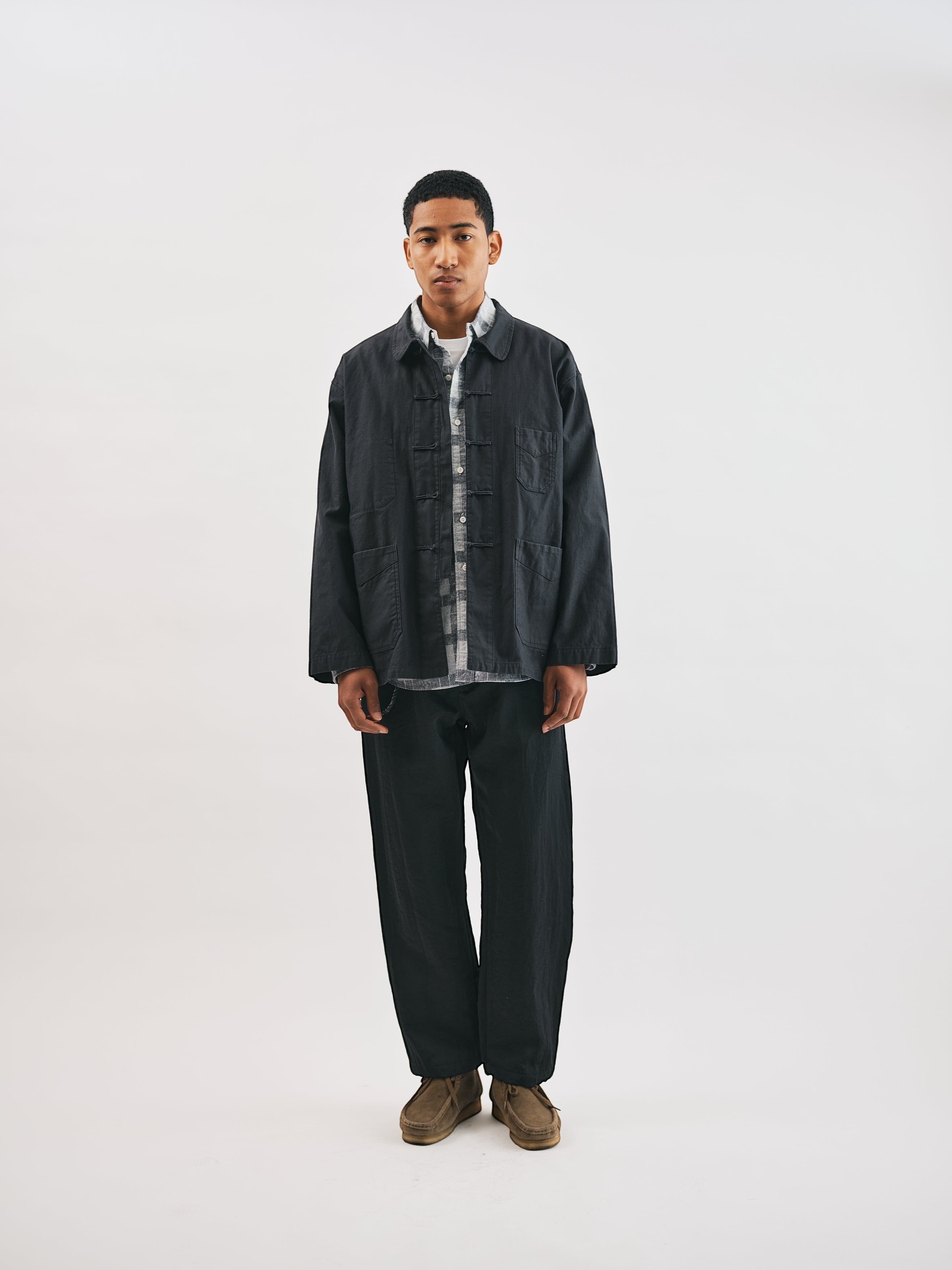#3107B-VSC POST Chinois : vintage sateen charcoal