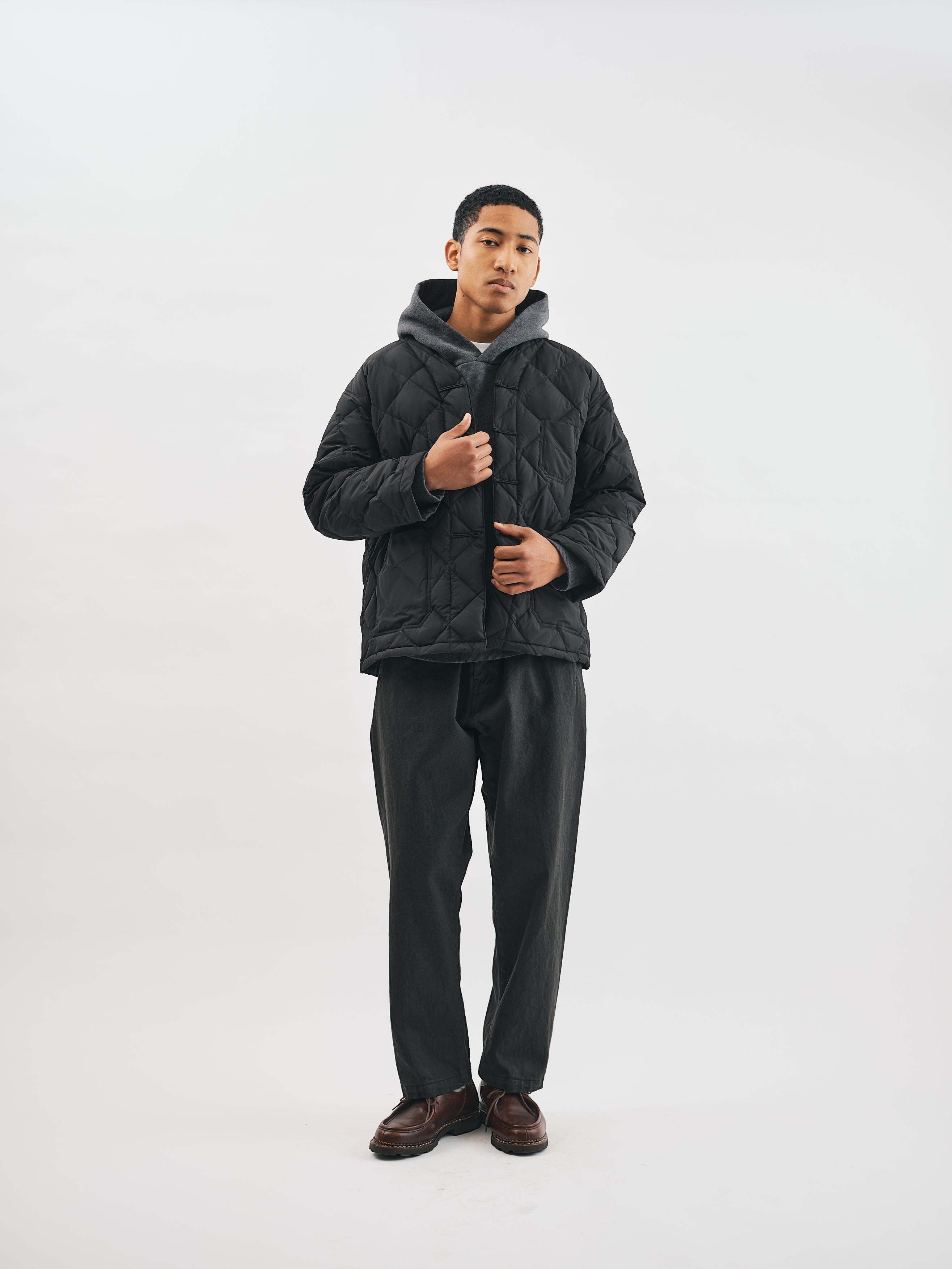 #3109BL-PB POST Chinois DV : polyester poplin black