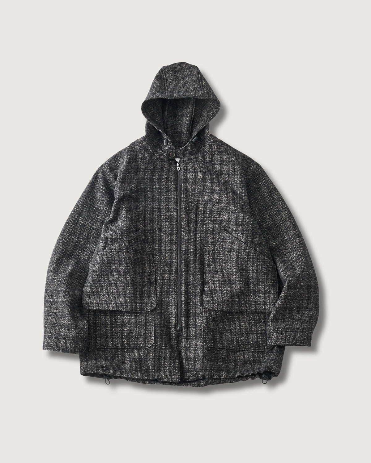 3112-SP DEE Parka 3 : wool/cotton nep salt & pepper