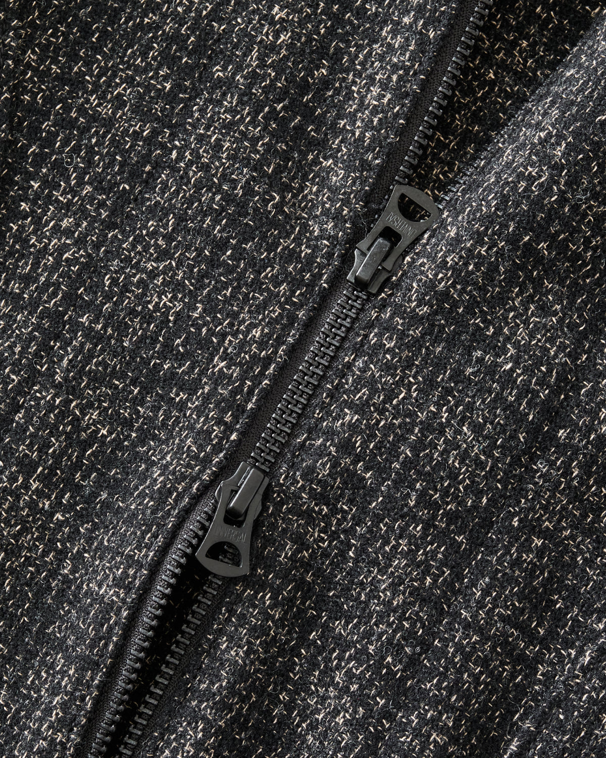 #3112-SP DEE Parka 3 : wool/cotton nep salt & pepper