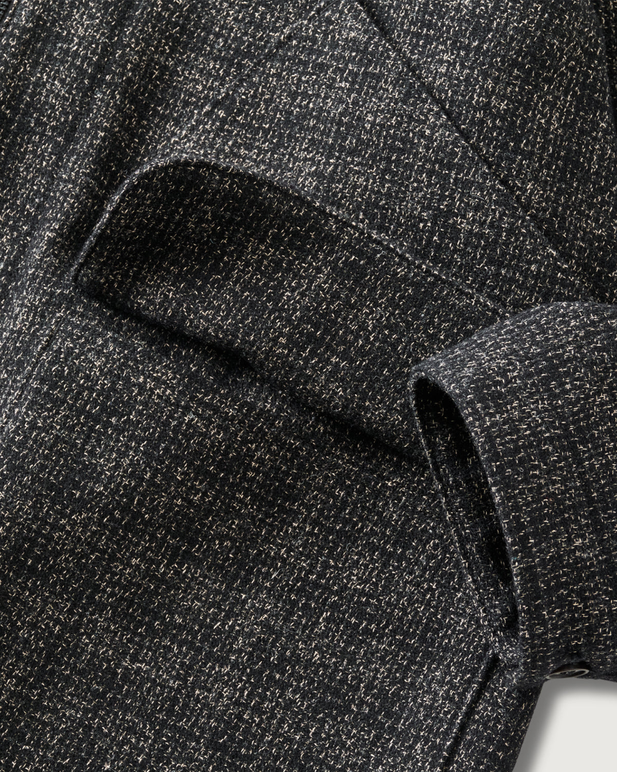 #3112-SP DEE Parka 3 : wool/cotton nep salt & pepper