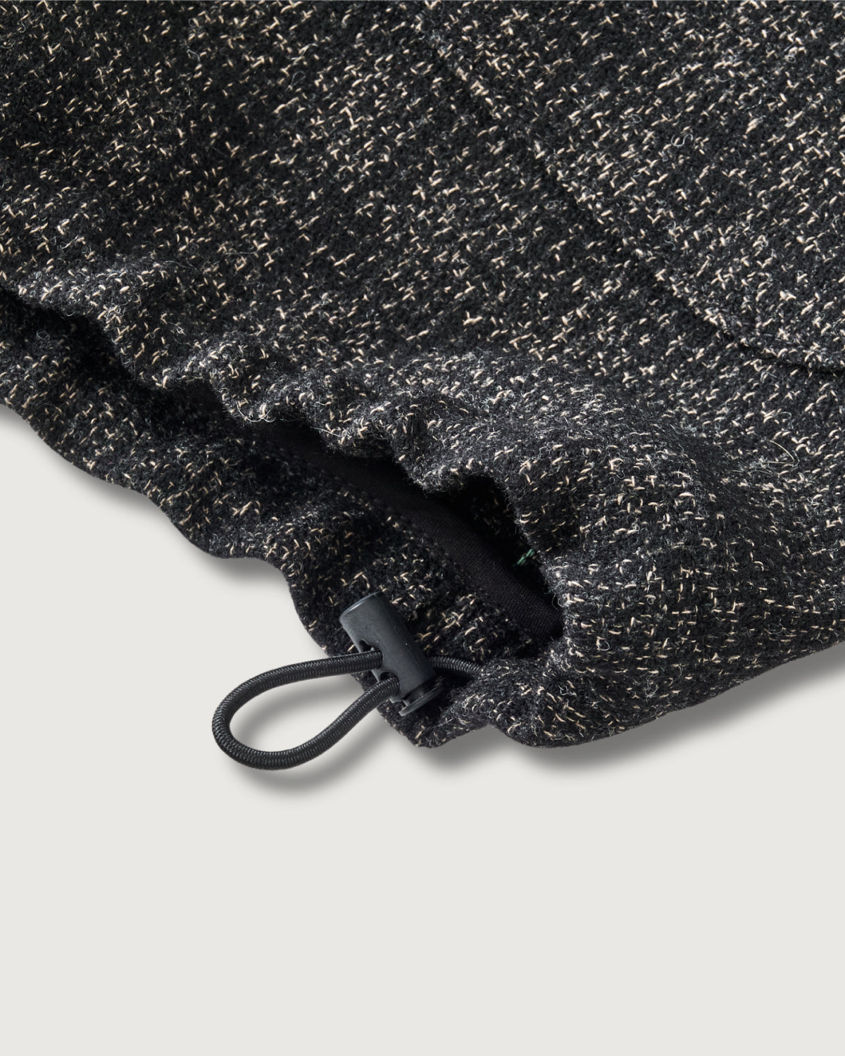 #3112-SP DEE Parka 3 : wool/cotton nep salt & pepper