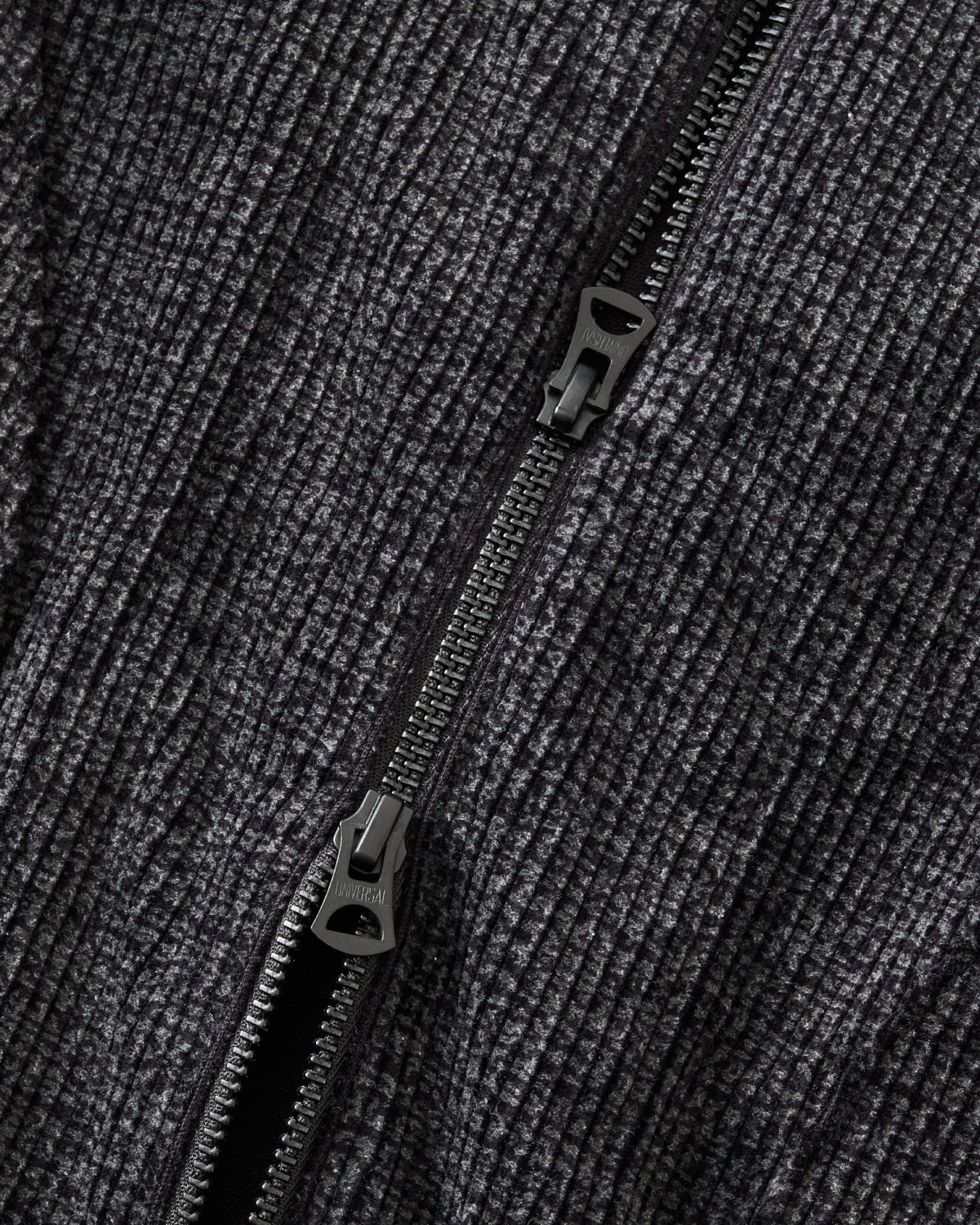 #3112-WWP DEE Parka 3 : widewale cords printed grey