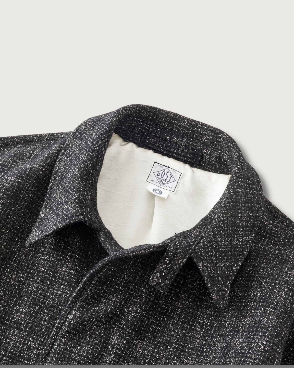 #3121-SP USN Utility Coat : wool/cotton nep salt & pepper