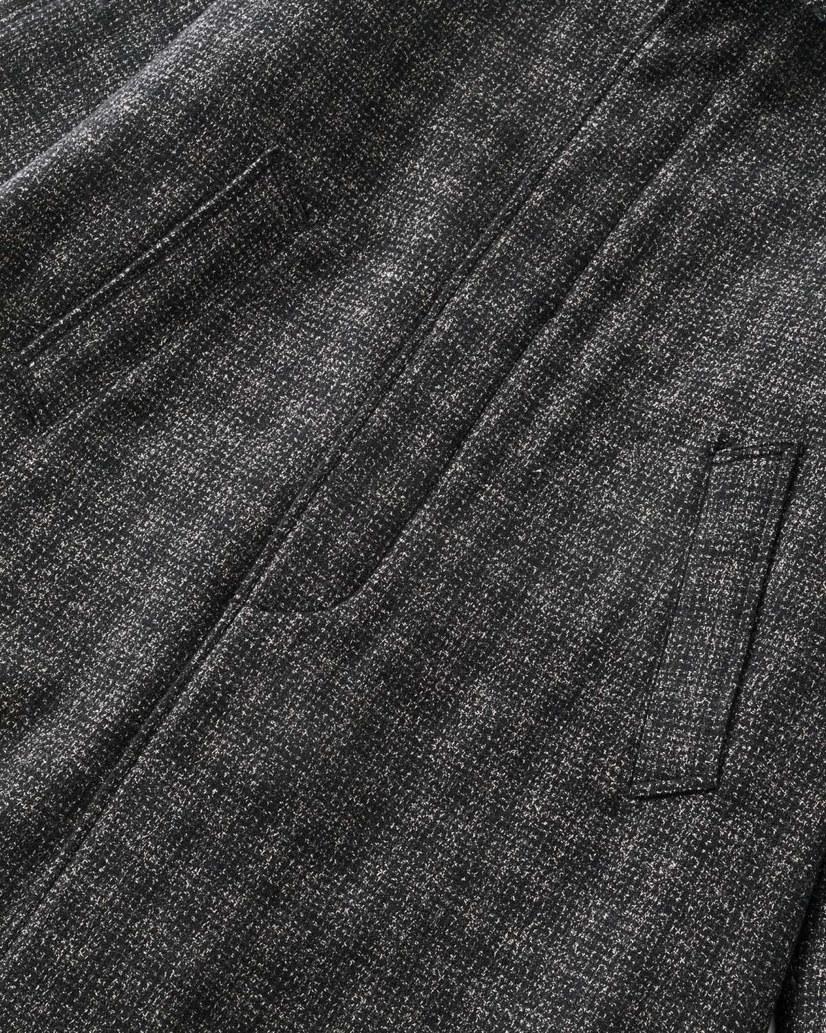 #3121-SP USN Utility Coat : wool/cotton nep salt & pepper