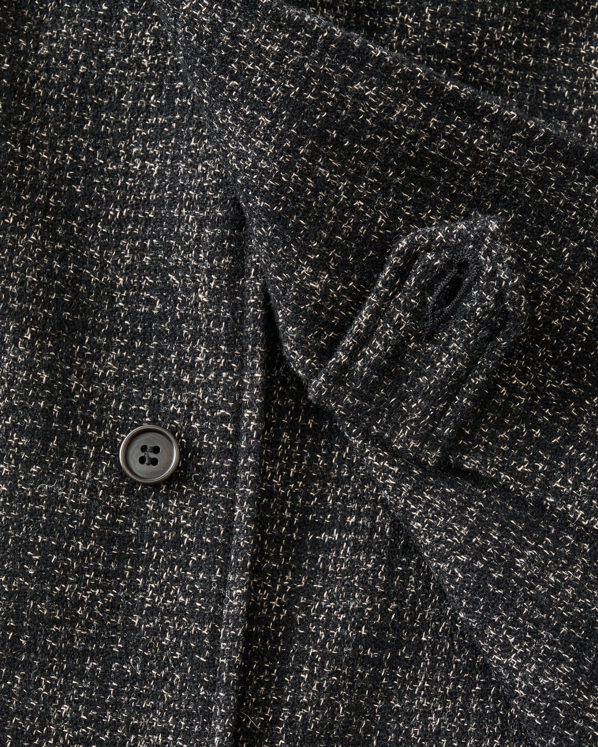 #3121-SP USN Utility Coat : wool/cotton nep salt & pepper