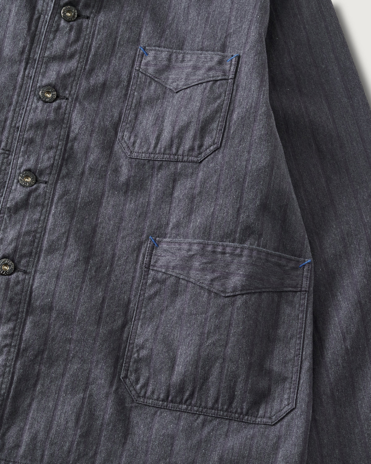 #3131-SS POS-Travail 2 : shadow stripe twill grey