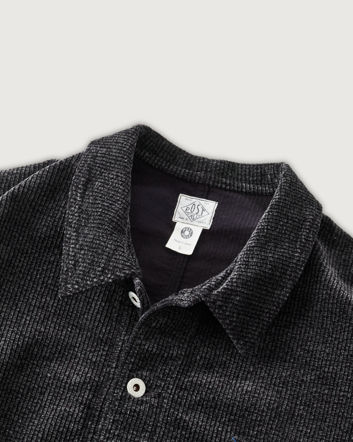 #3131-WWP POS-Travail 2 : widewale cords printed grey