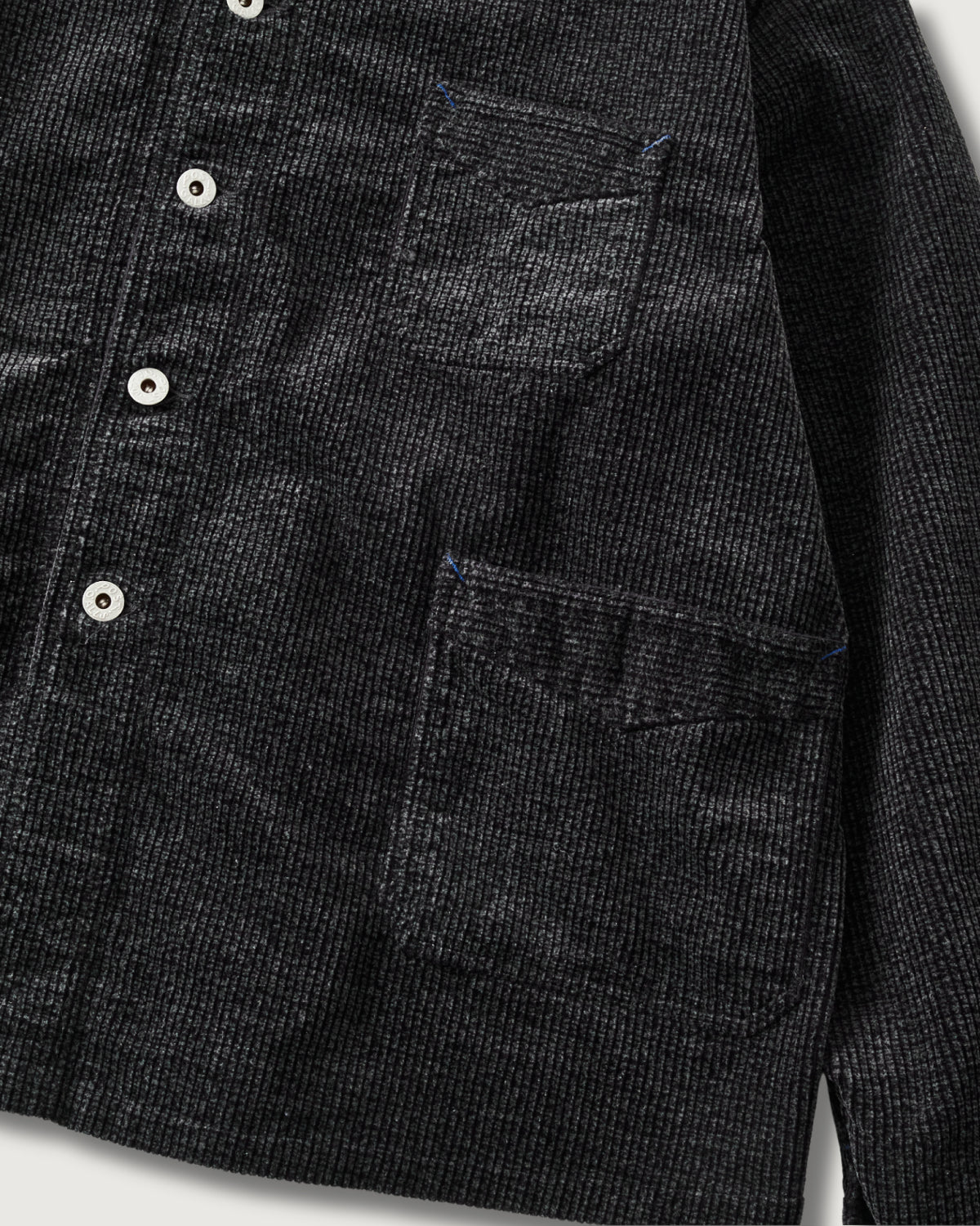 #3131-WWP POS-Travail 2 : widewale cords printed grey