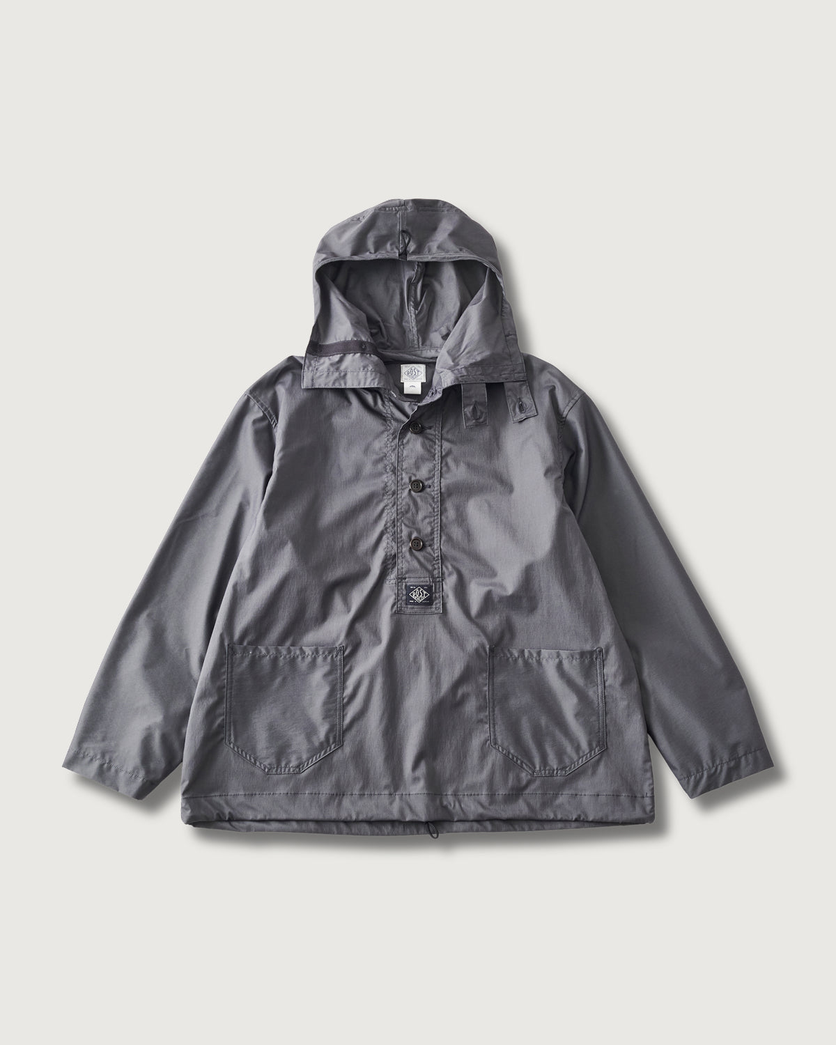 #3132-NEG CRAFTMASTER Hoody : nylon end-on-end grey
