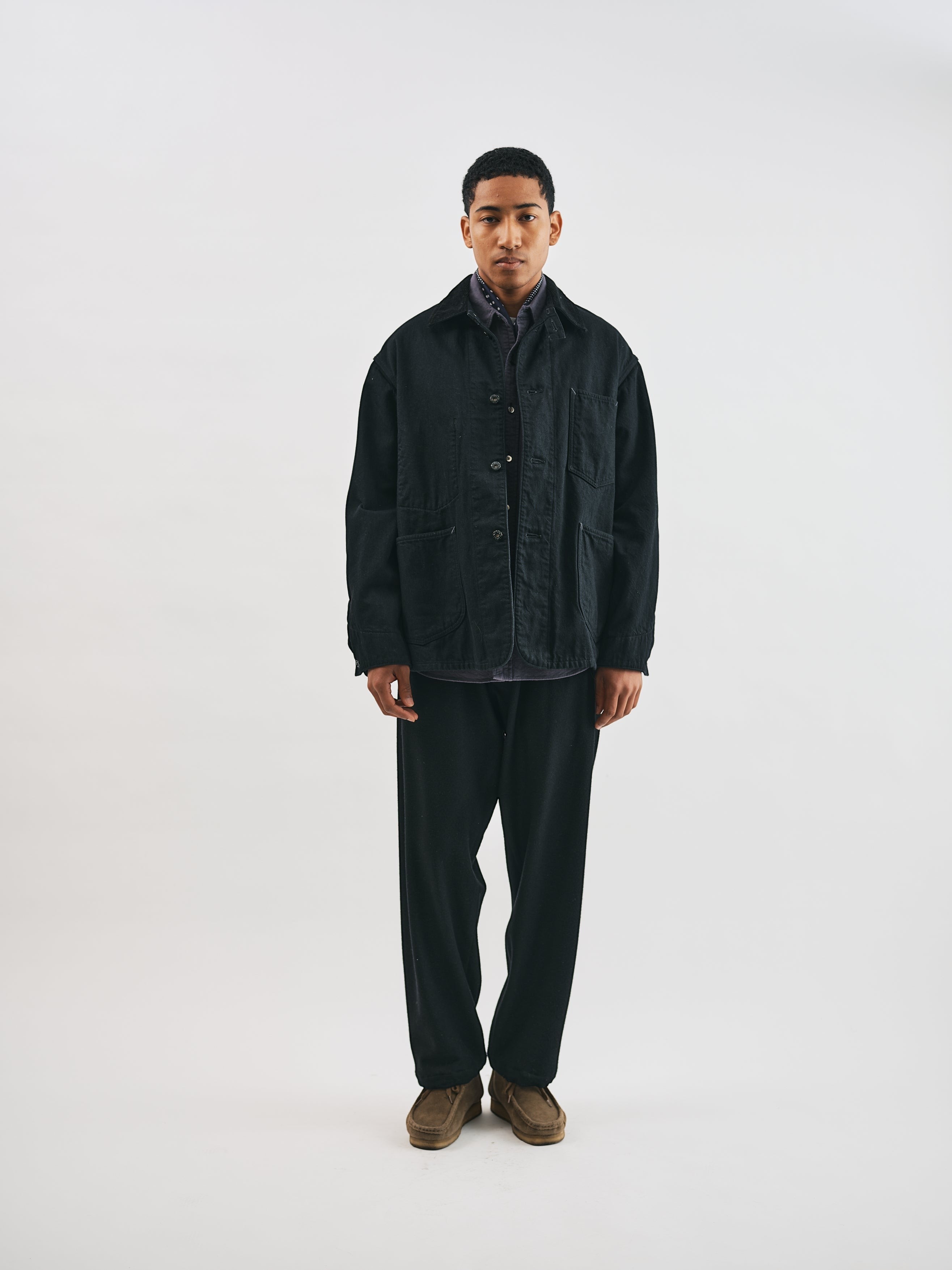 #3133W-FTB POST 46-W : flatter twill black