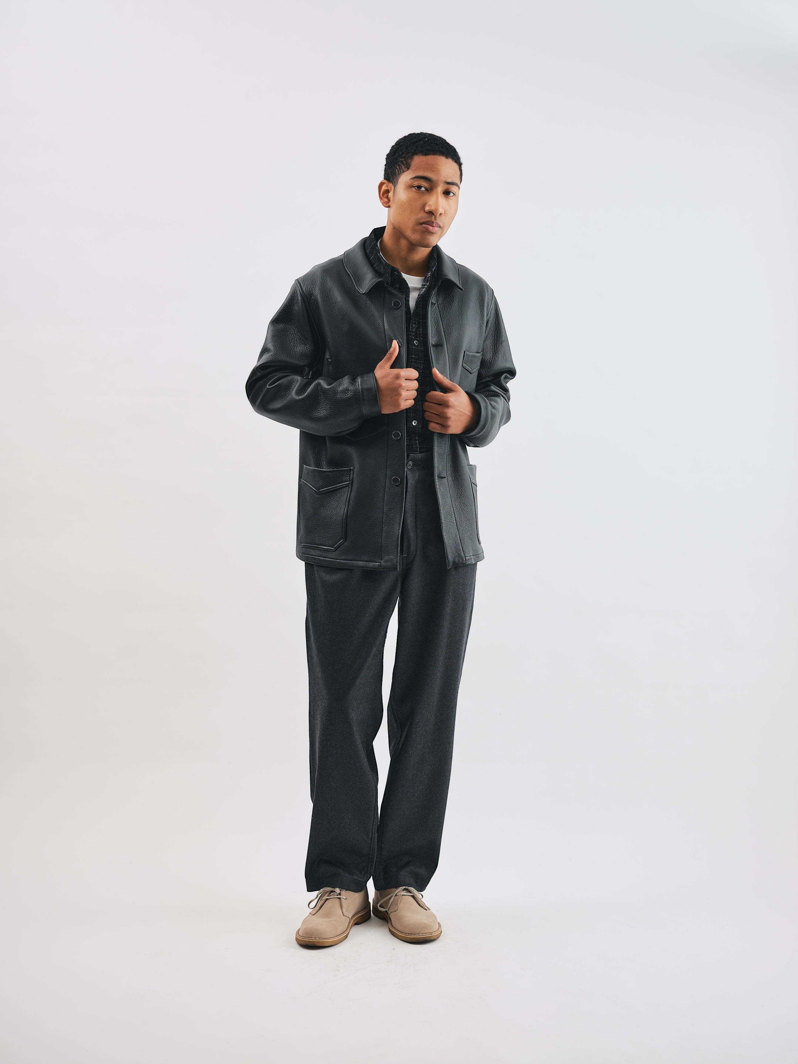 #3139L-DB POS-Travail 3 : deerskin black