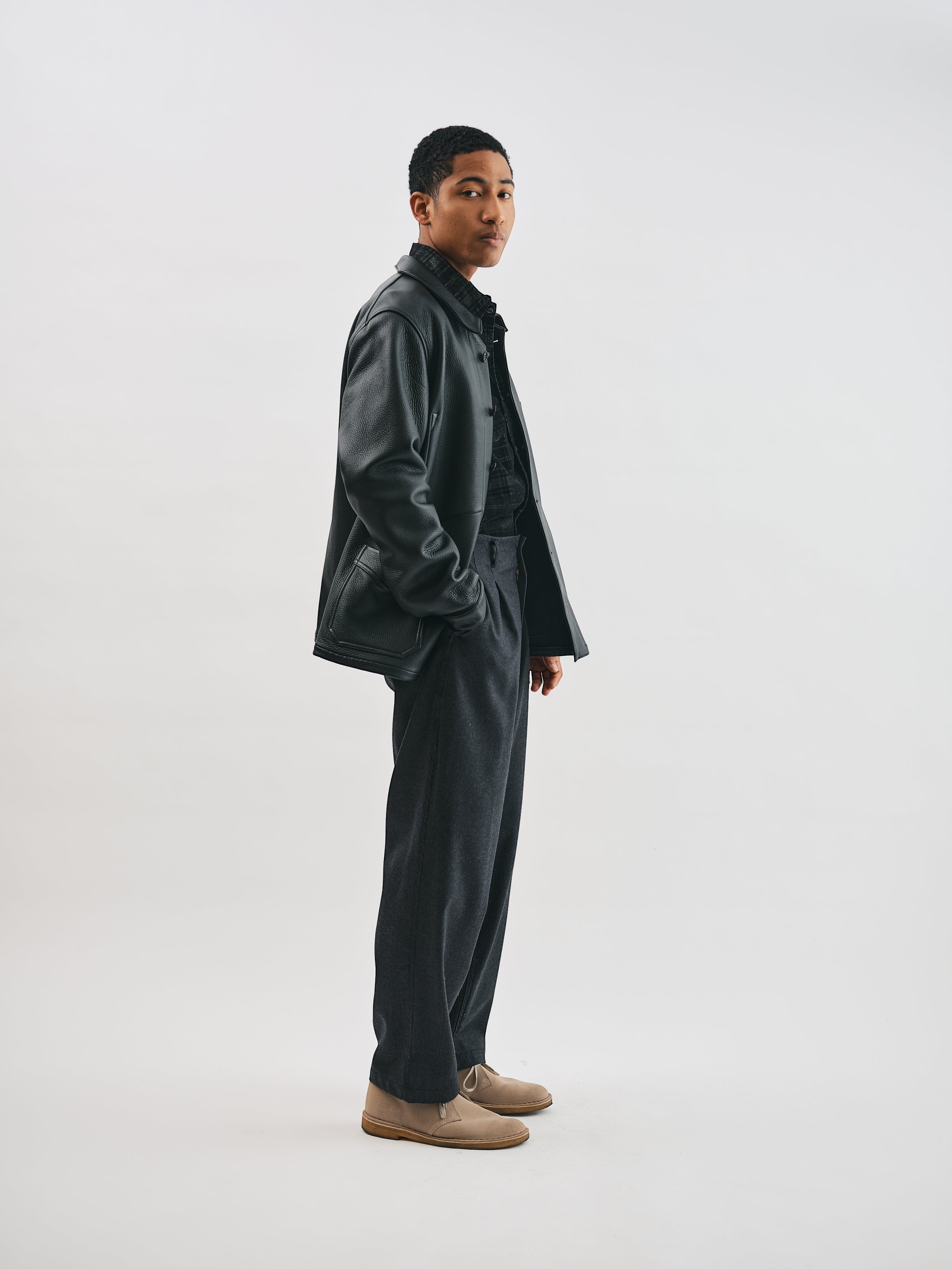 #3139L-DB POS-Travail 3 : deerskin black