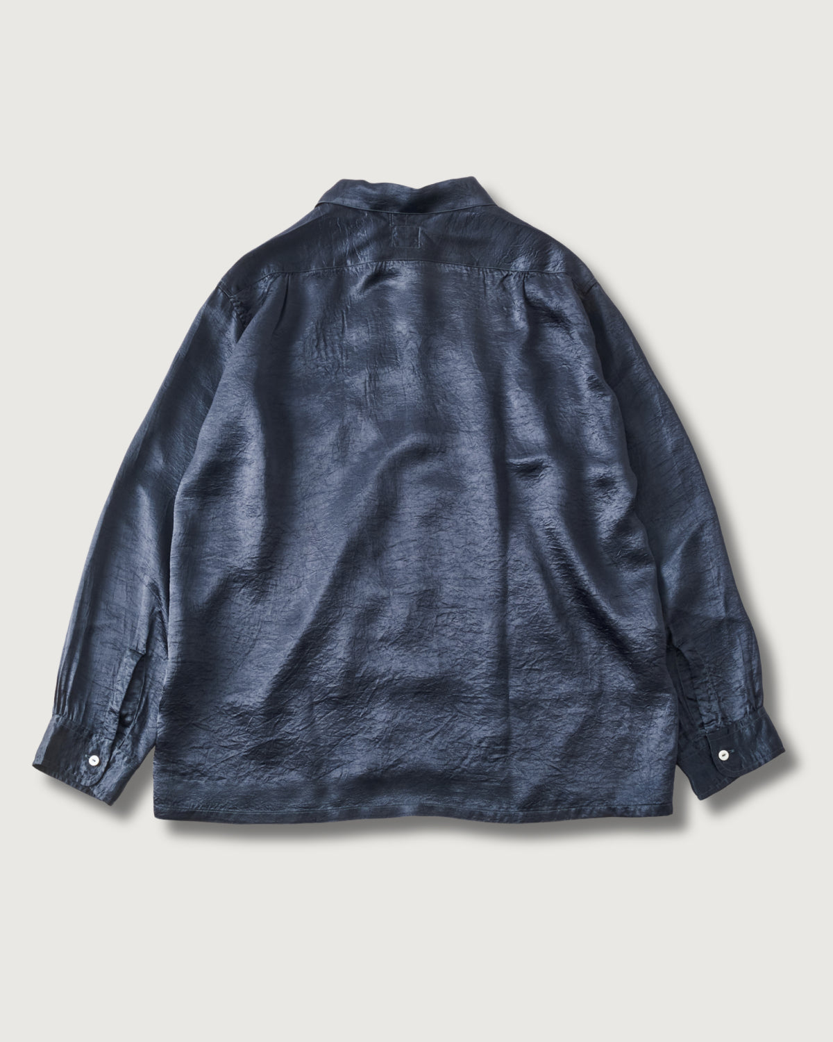 #3224-ASD Fever : acetate sateen dark grey