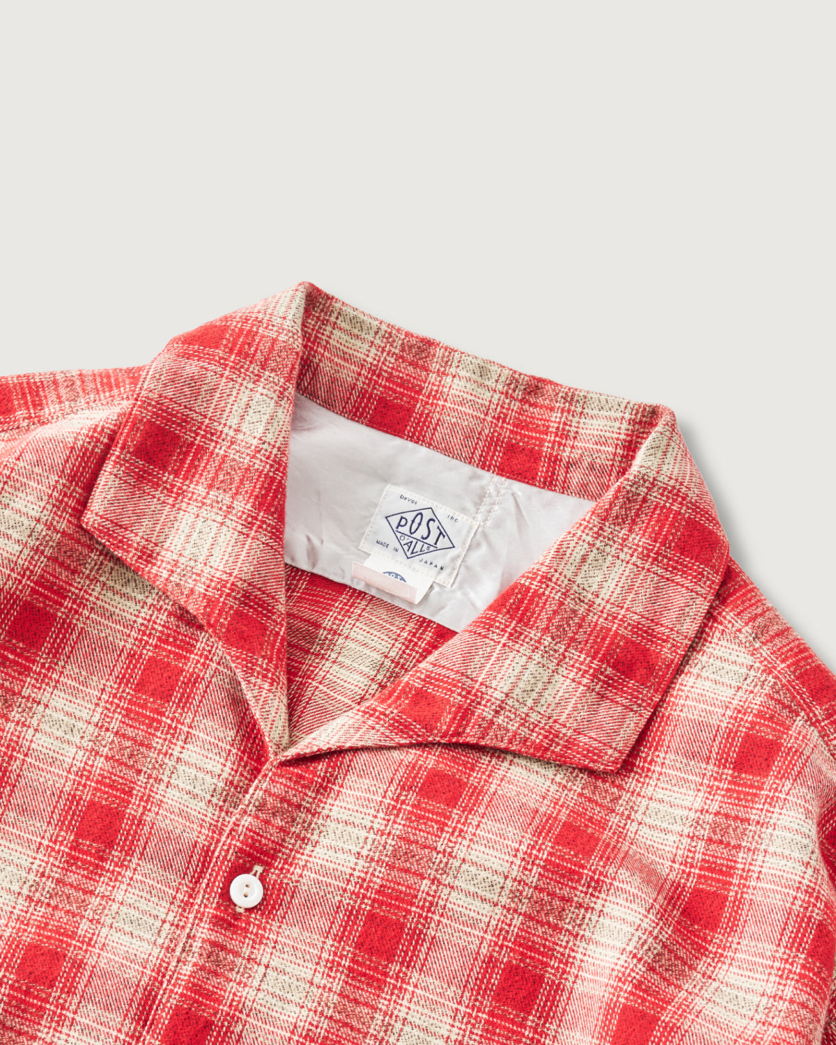 #3224-FP5 Fever : cotton flannel plaid red hombre