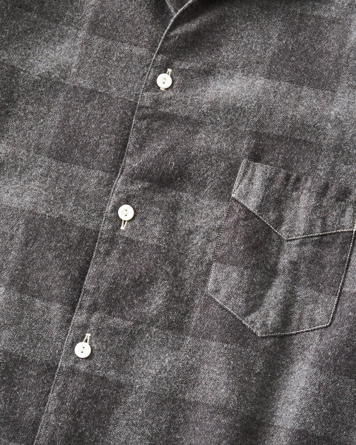 #3224-FP6 Fever : cotton flannel plaid grey block check
