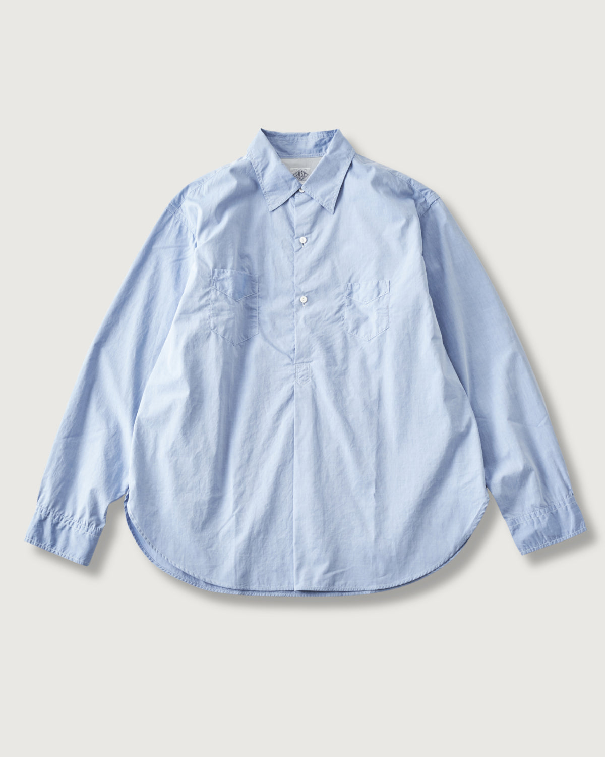 #3226-FCB NEUTRON : feather chambray - W light blue
