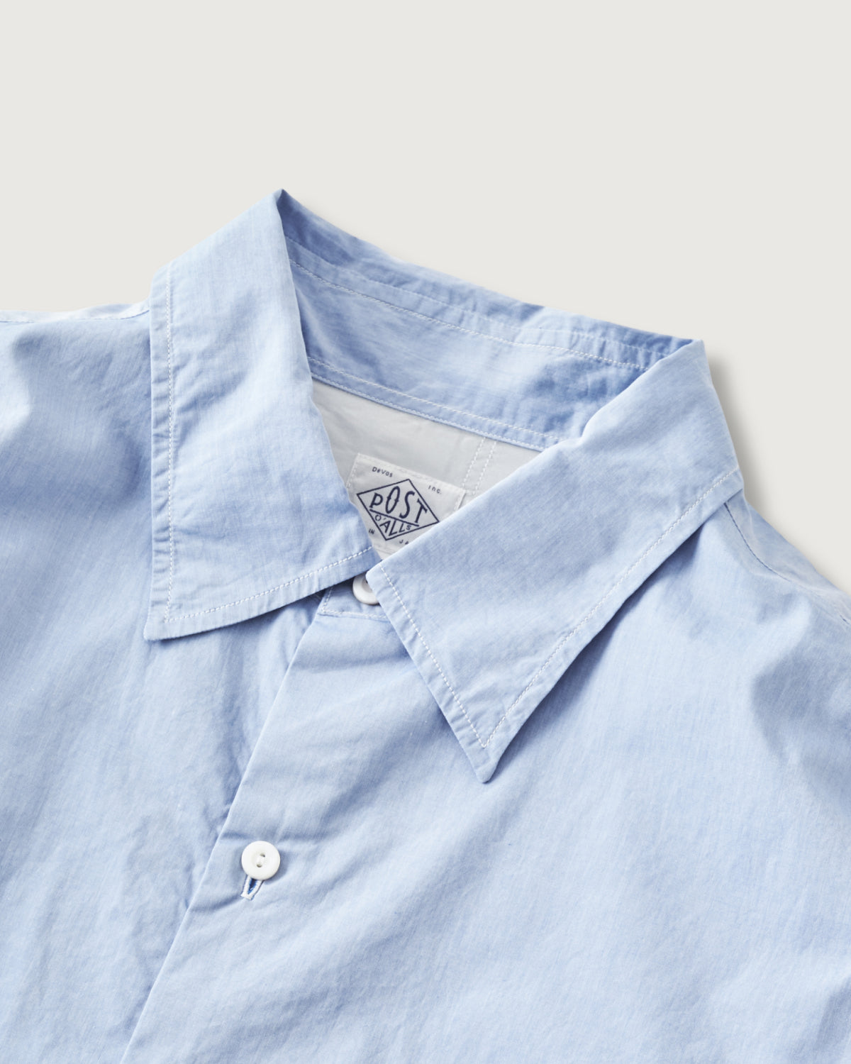 #3226-FCB NEUTRON : feather chambray - W light blue