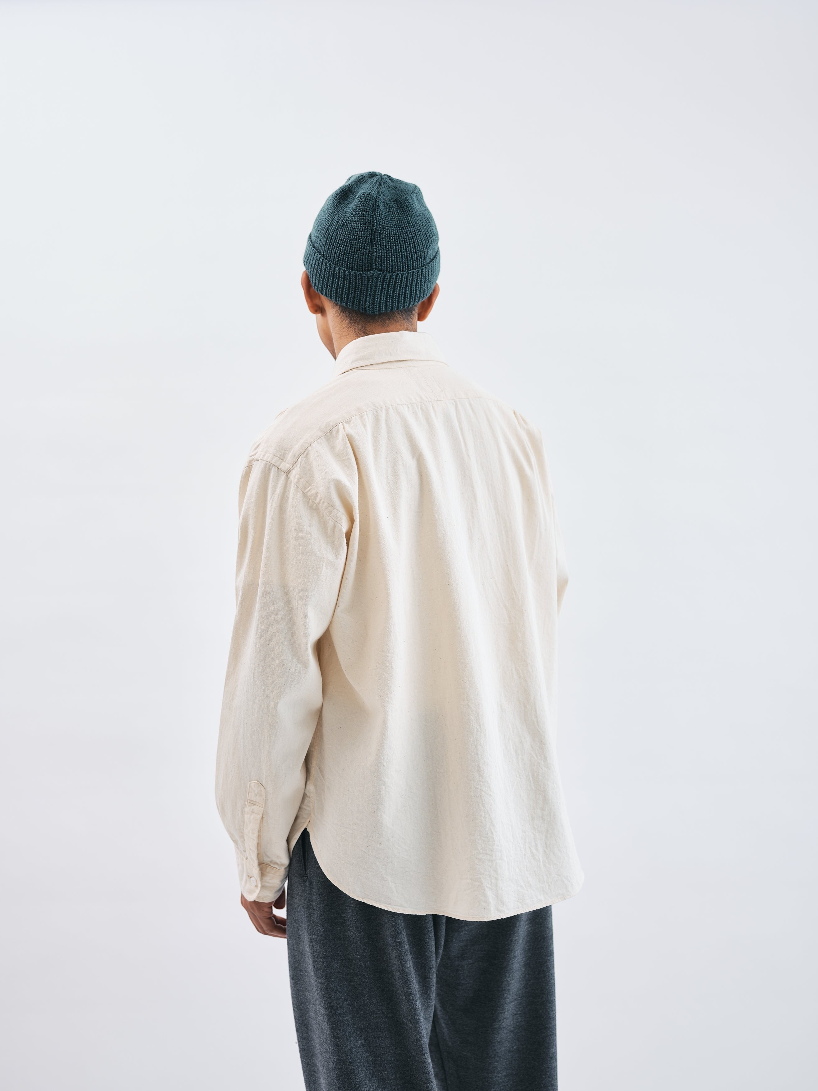 #3232-VTN Original BL Shirt : vintage twill natural