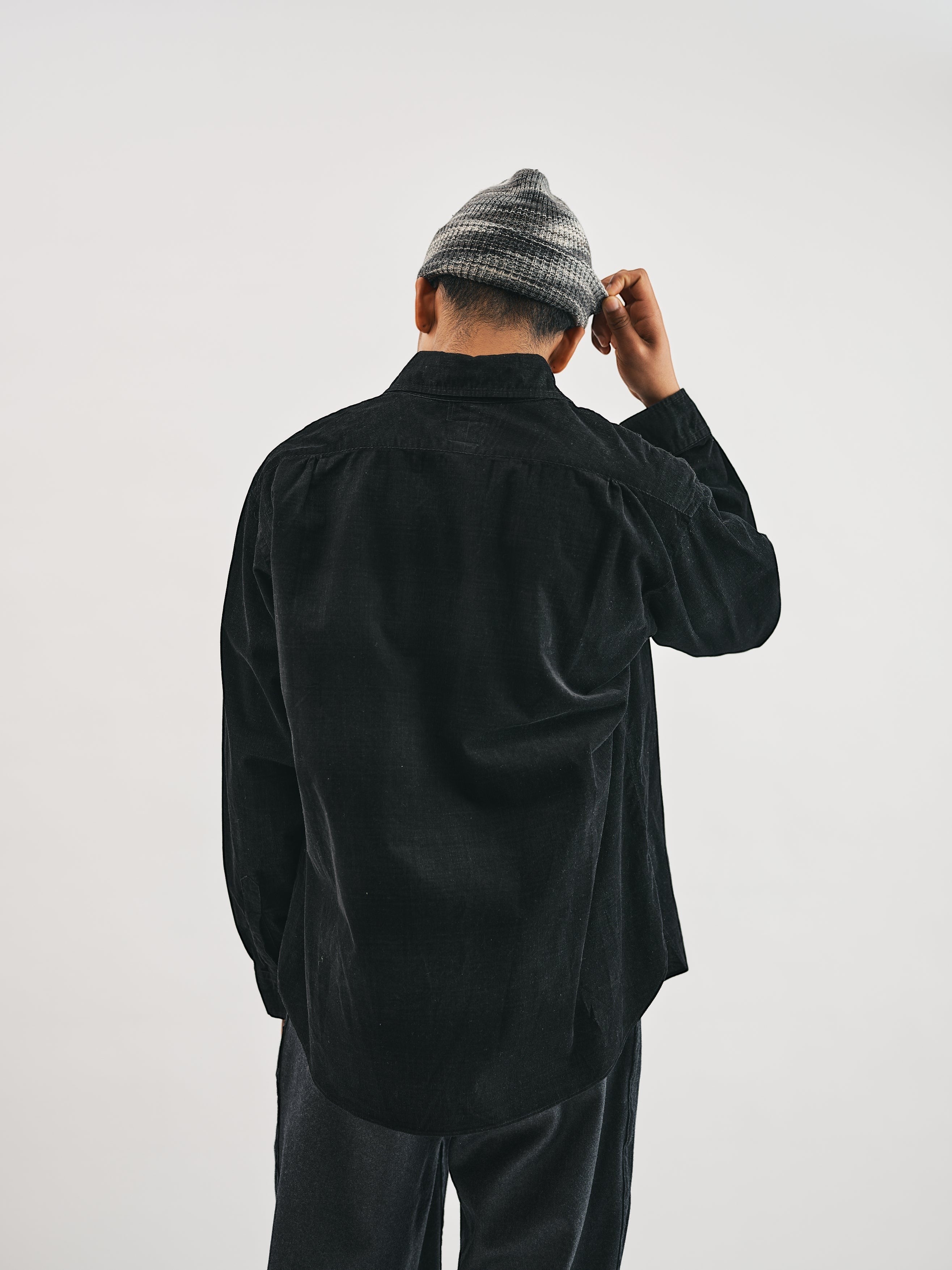#3232-SC1 Original BL Shirt : shadow cords black 1