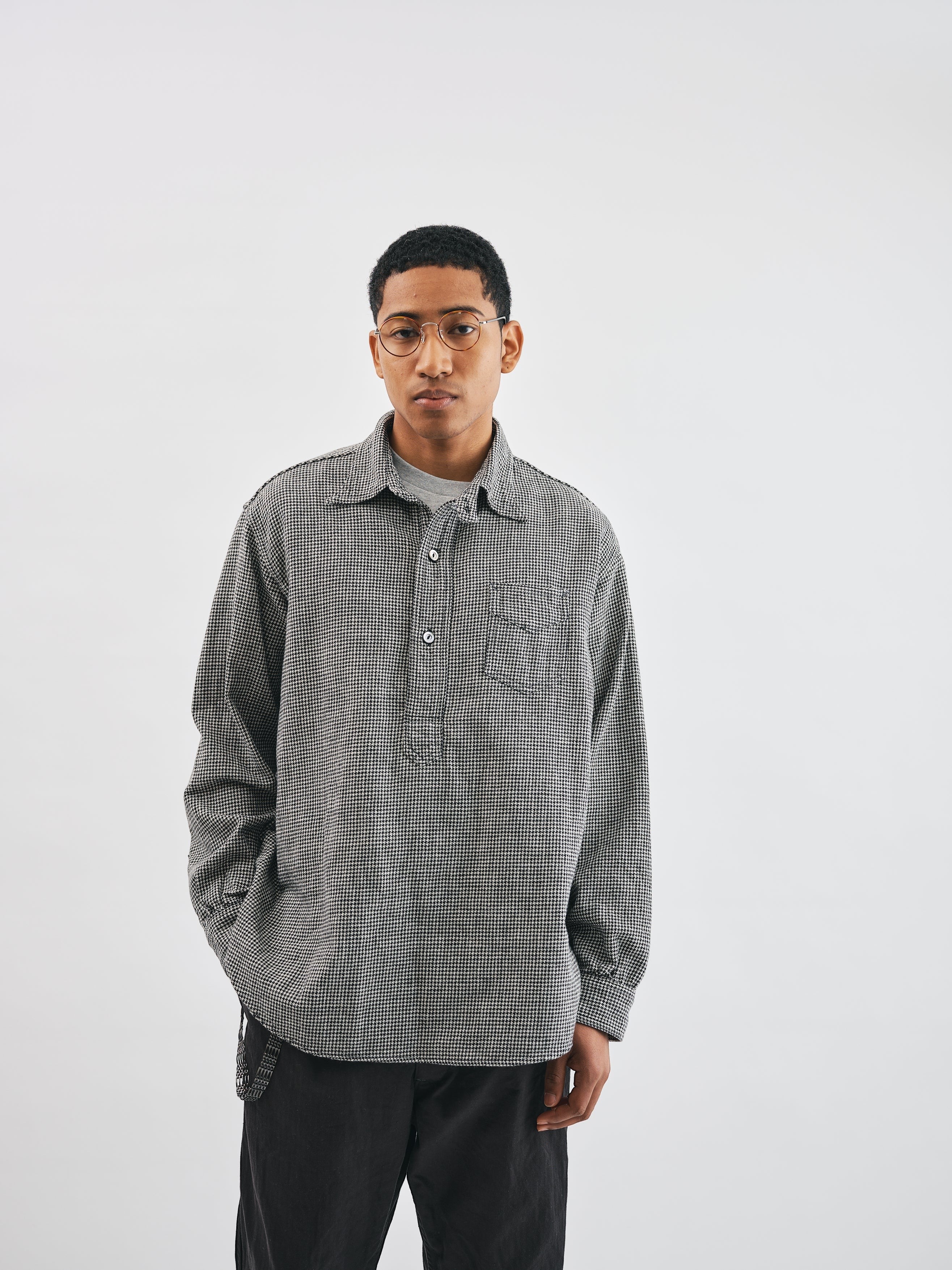 #3235-CF1 Frontier : cotton flannel blk x wht