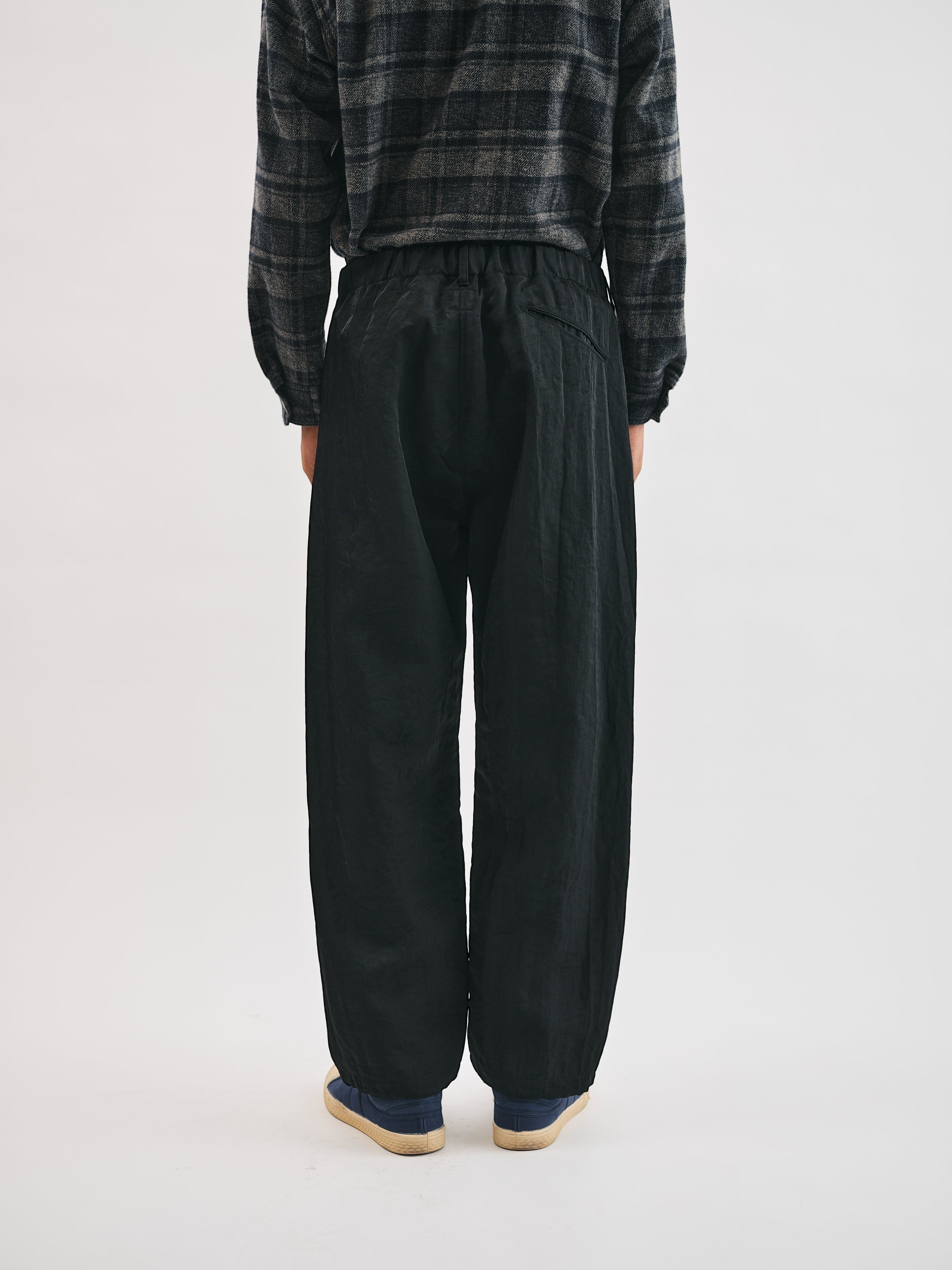 #3307CP-HNB POST Coach Pants : heavy nylon twill black