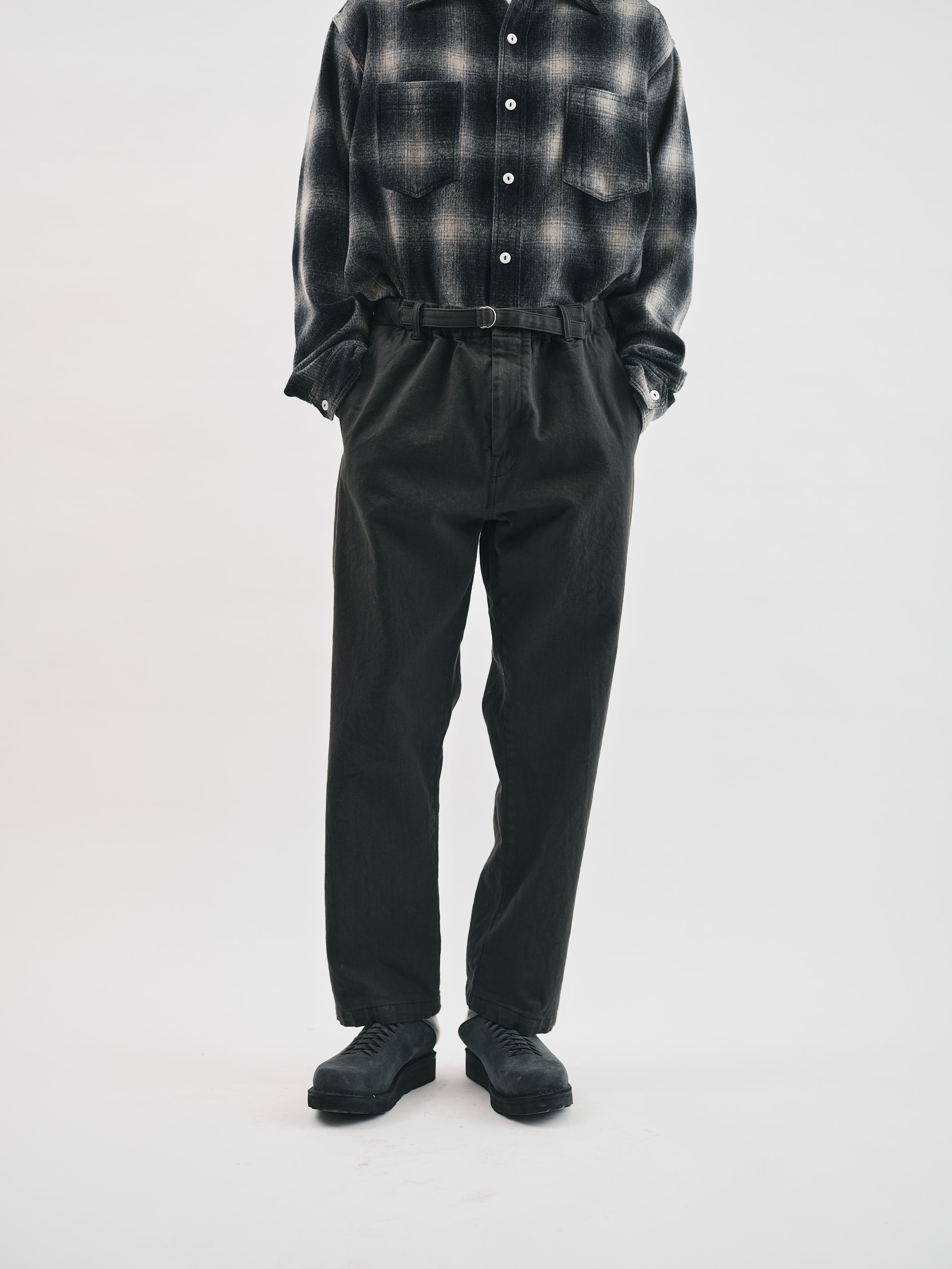 #3307CP-WFC POST Coach Pants : w flat twill charcoal