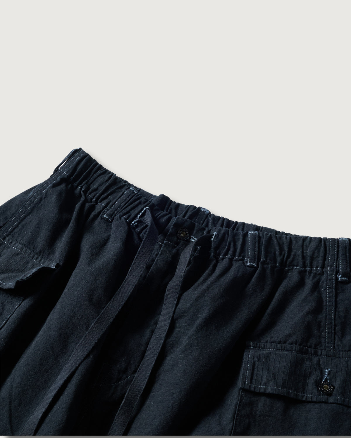#3308S-DRC E-Z WALKABOUT Shorts : cotton dobby ripstop charcoal