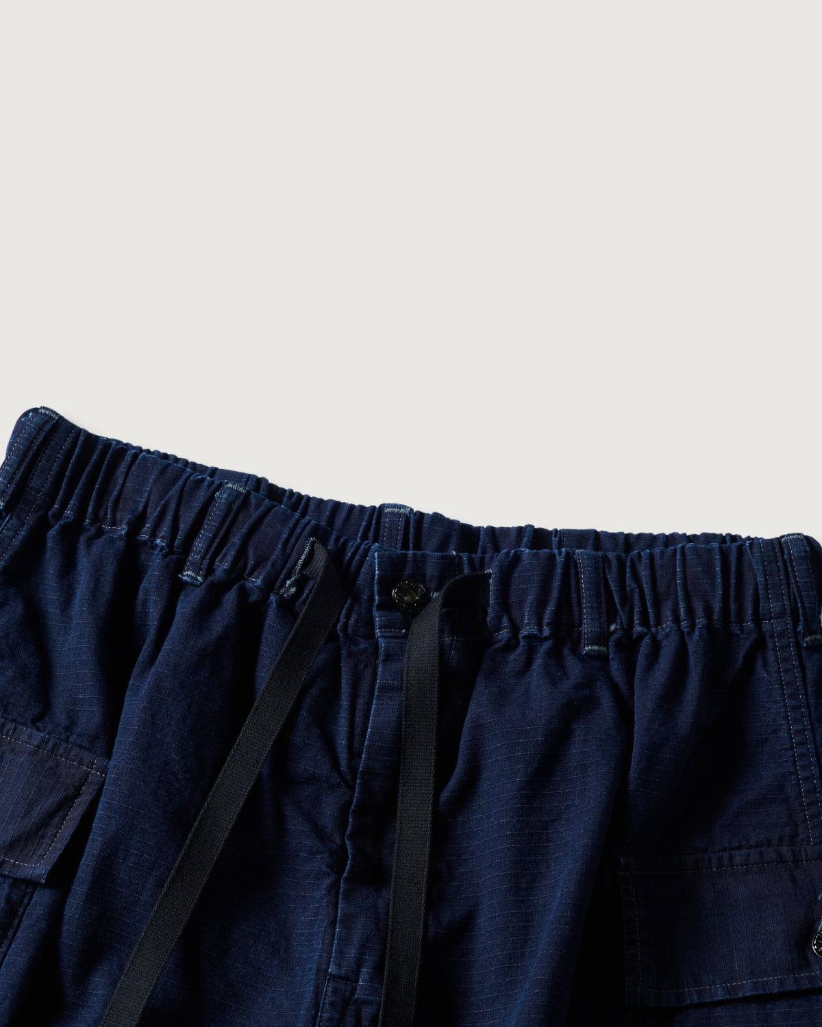 #3308S-DRI E-Z WALKABOUT Shorts : cotton dobby ripstop indigo deep wash