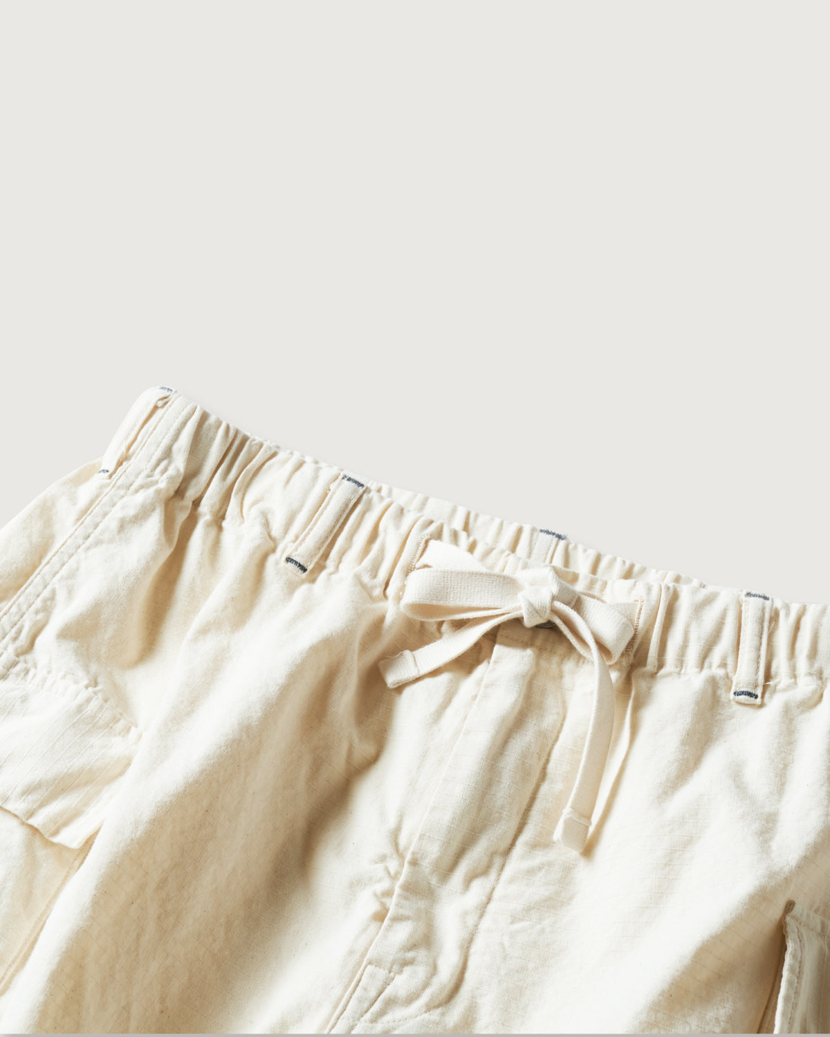 #3308S-DRN E-Z WALKABOUT Shorts : cotton dobby ripstop natural