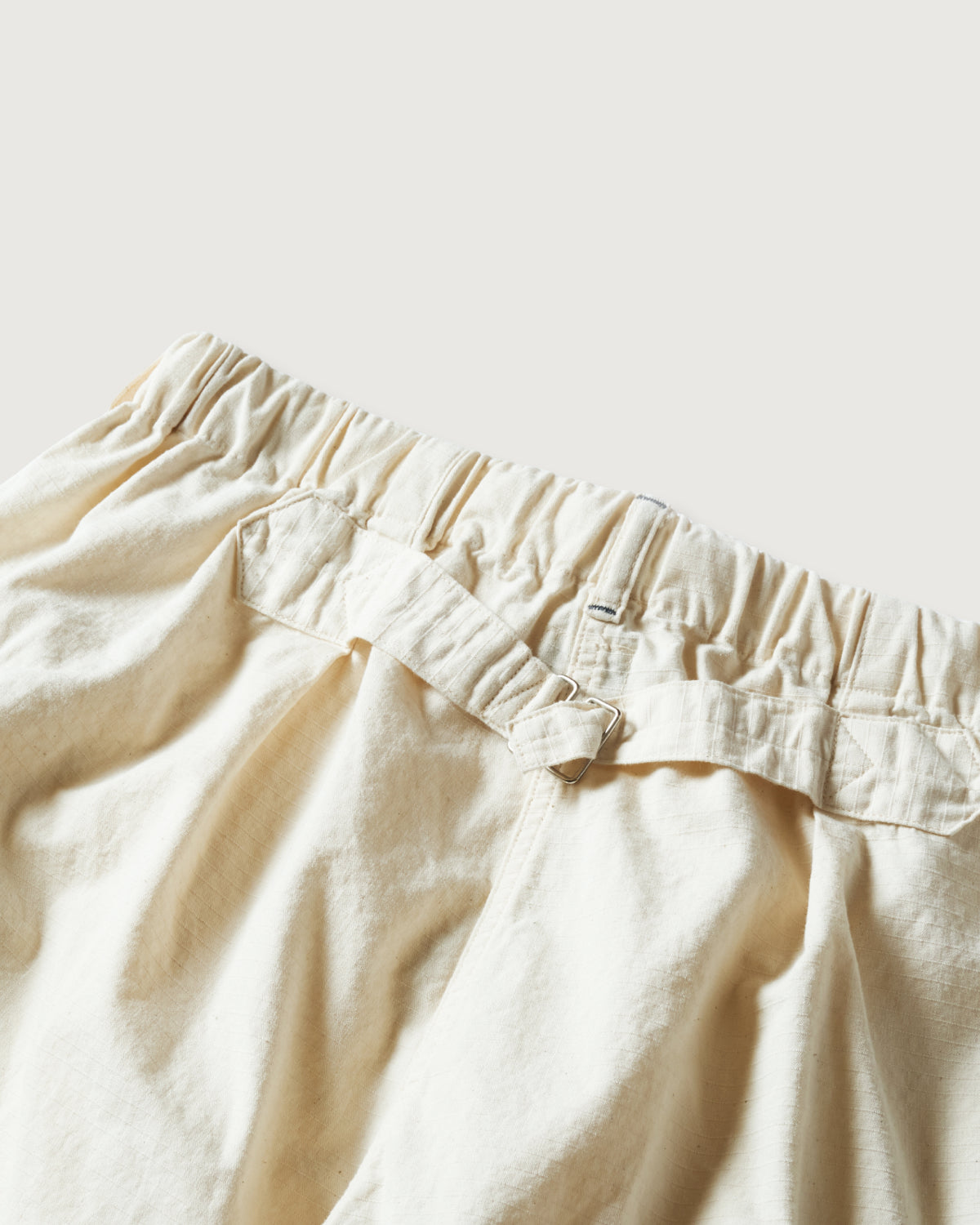 #3308S-DRN E-Z WALKABOUT Shorts : cotton dobby ripstop natural
