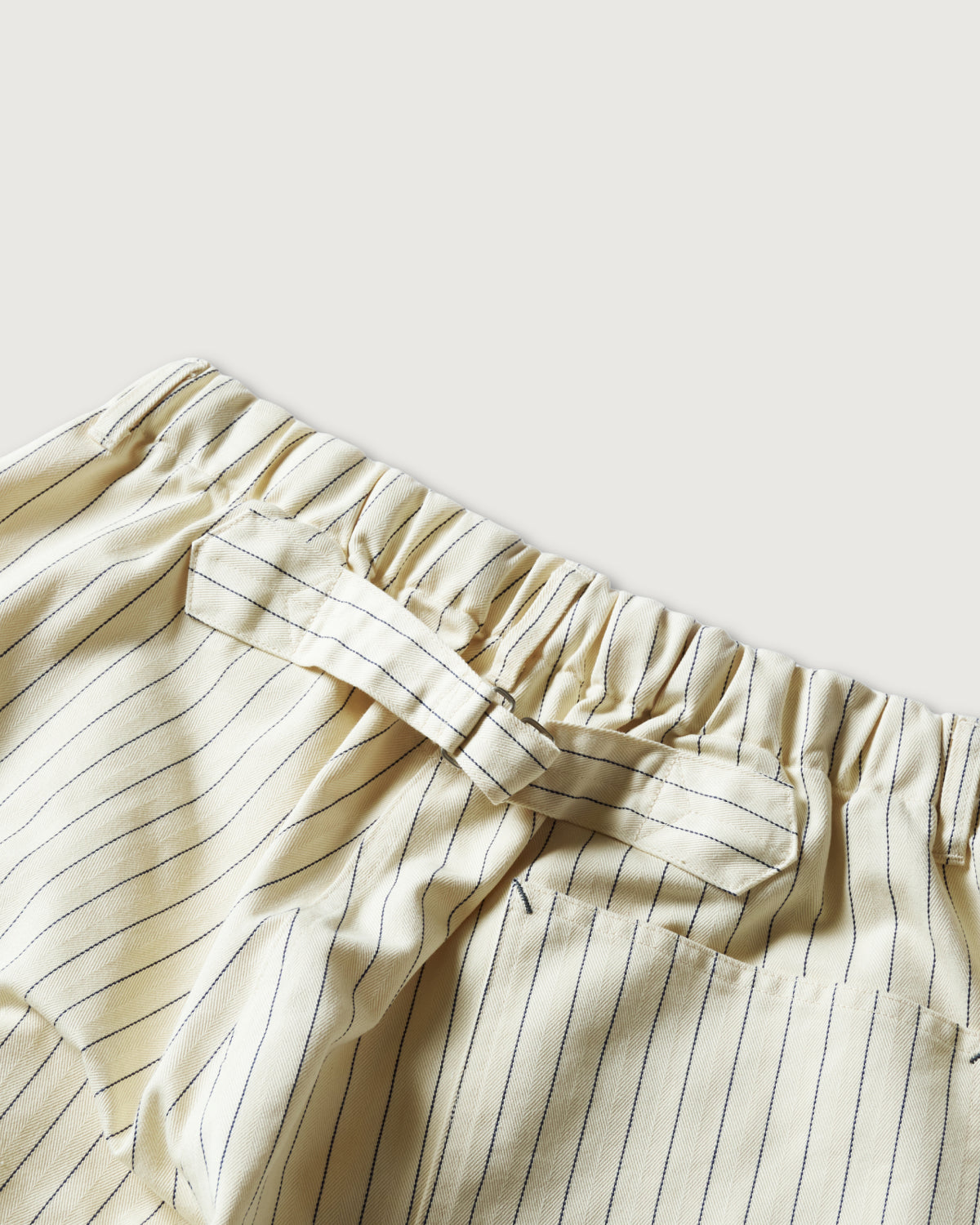 #3313S-HBS E-Z ARMY-NAVY Shorts 2 : HBT stripe natural