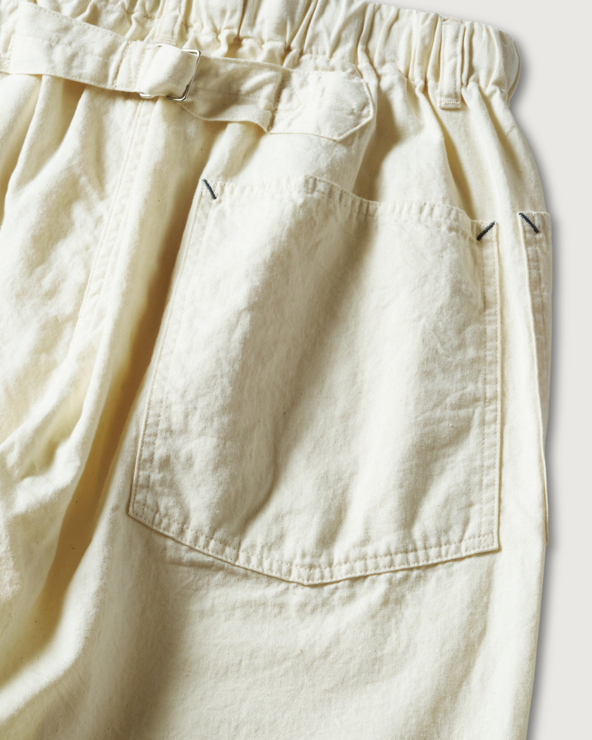 #3313S-VTN E-Z ARMY-NAVY Shorts 2 : vintage twill natural