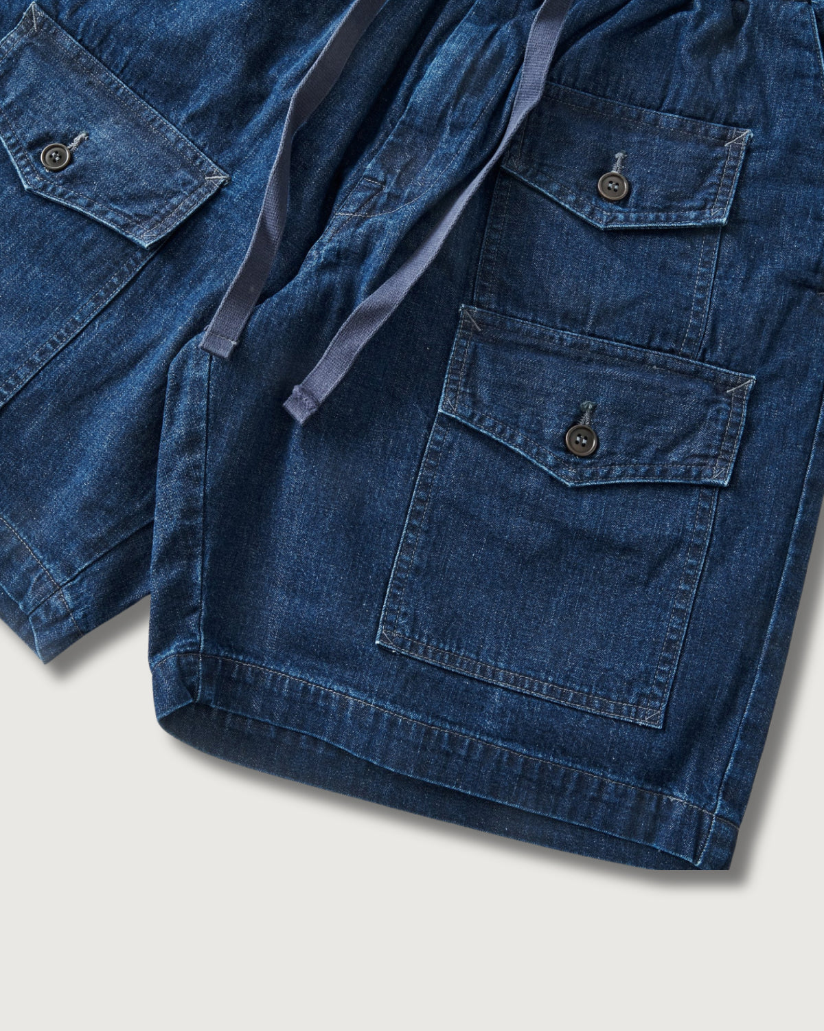 #3322S-8DI Town & Country Shorts : 8oz. Denim w/deep wash indigo