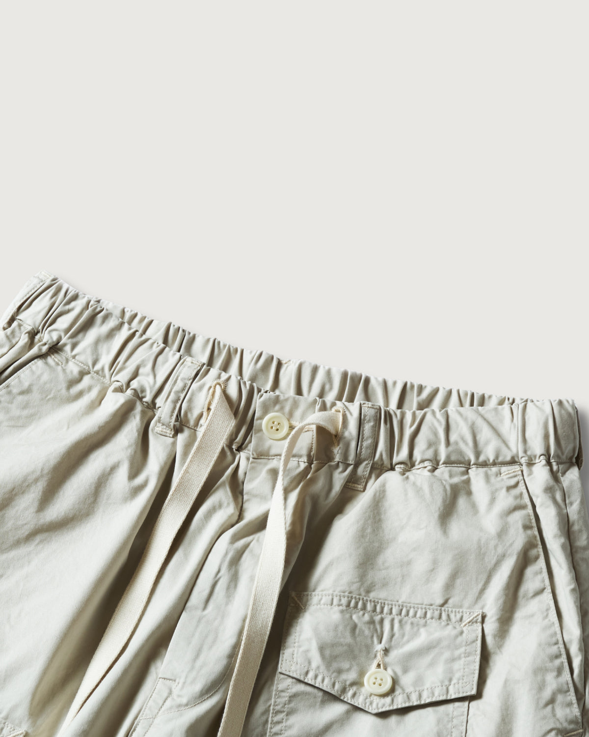 #3322S-MP1 Town & Country Shorts : medium weight poplin stone